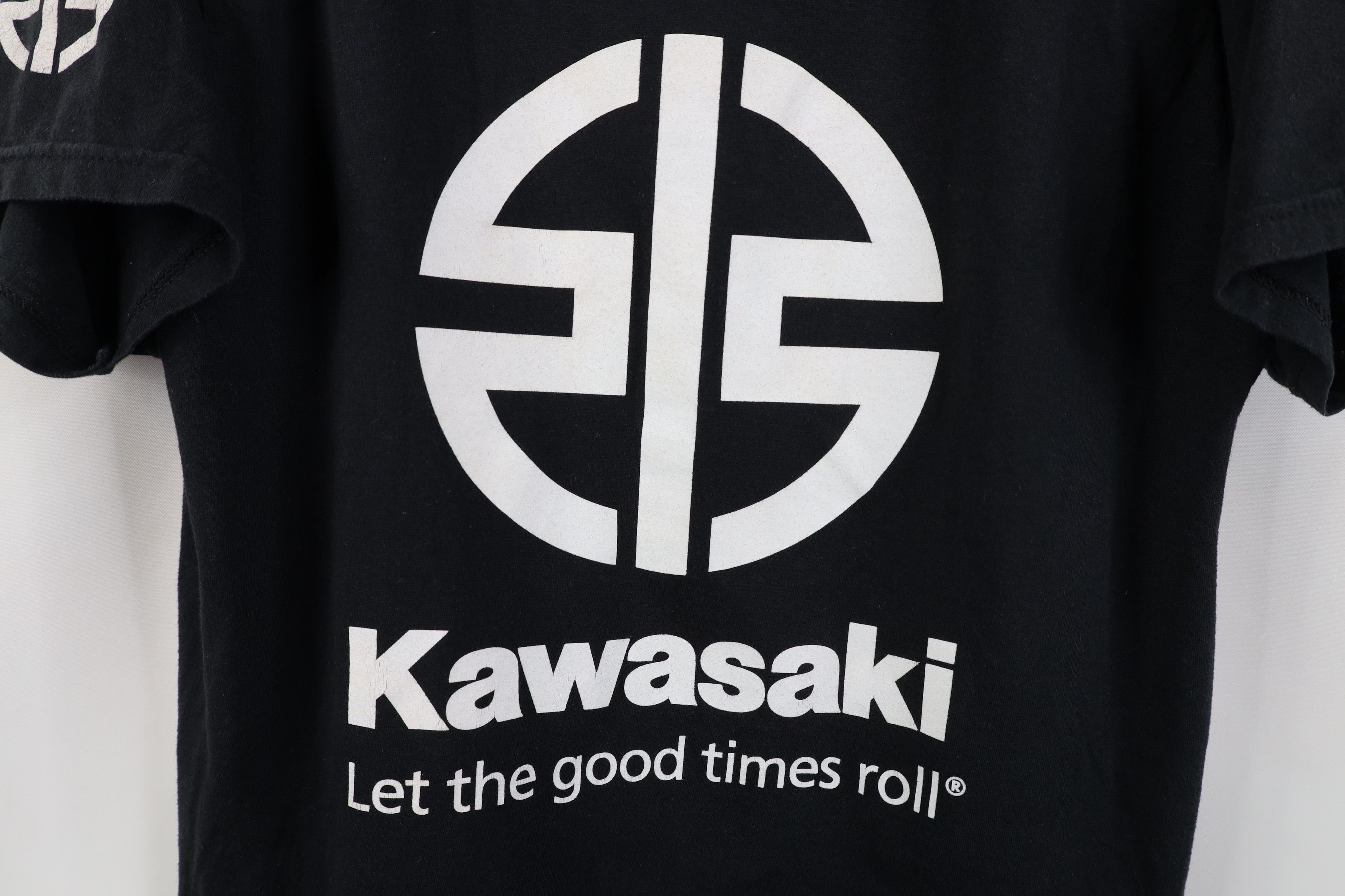 Vintage Vintage Kawasaki Racing Let The Good Times Roll T-Shirt Size US M / EU 48-50 / 2 - 4 Thumbnail