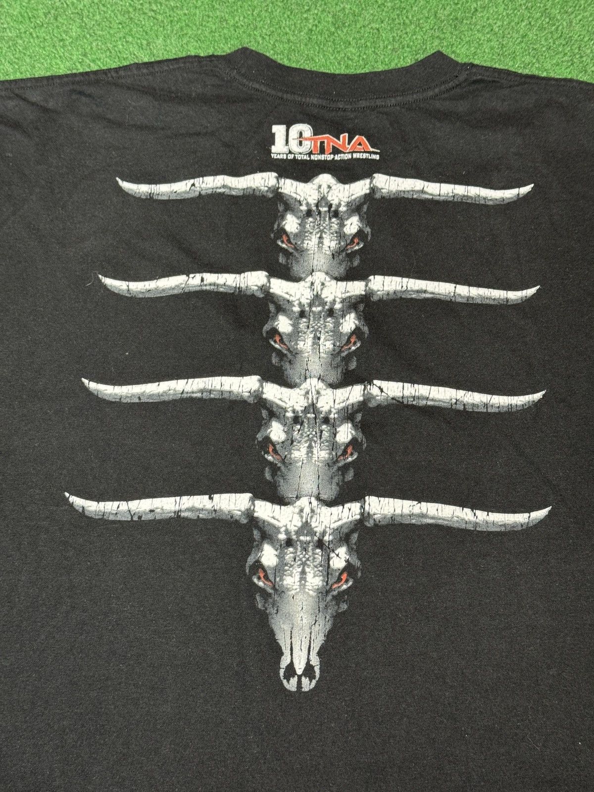 Vintage TNA Wrestling James Storm Cowboy Skull Long Sleeve T Shirt Size US XL / EU 56 / 4 - 4 Thumbnail