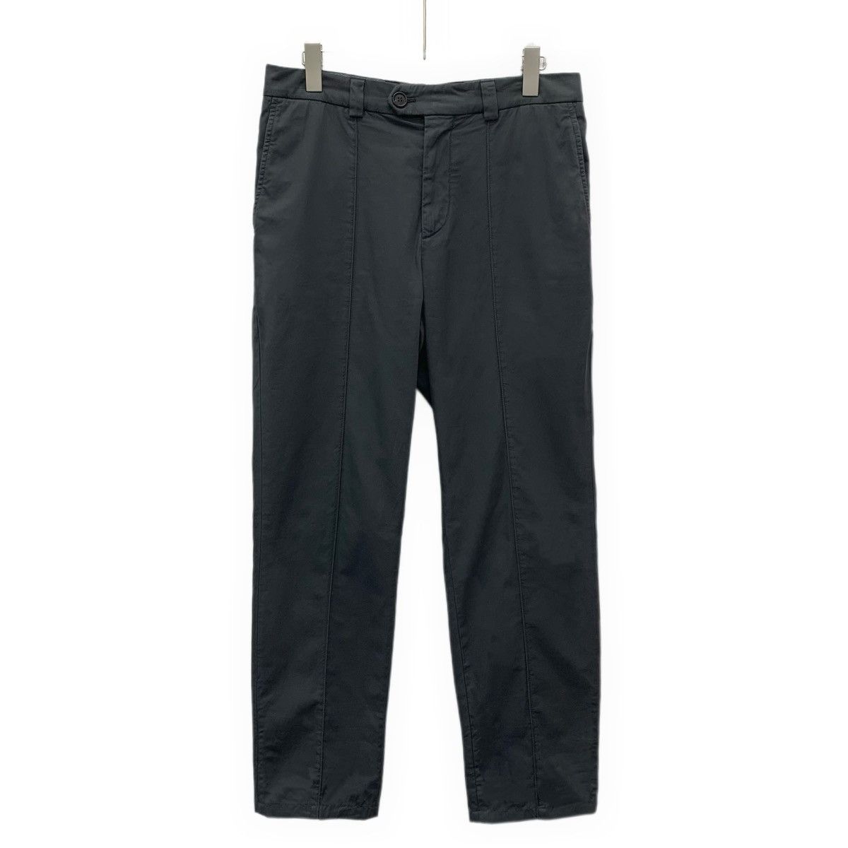 Brunello Cucinelli Brunello Cucinelli Grey Cotton Casual Pants K26WX Size US 34 / EU 50 - 1 Thumbnail