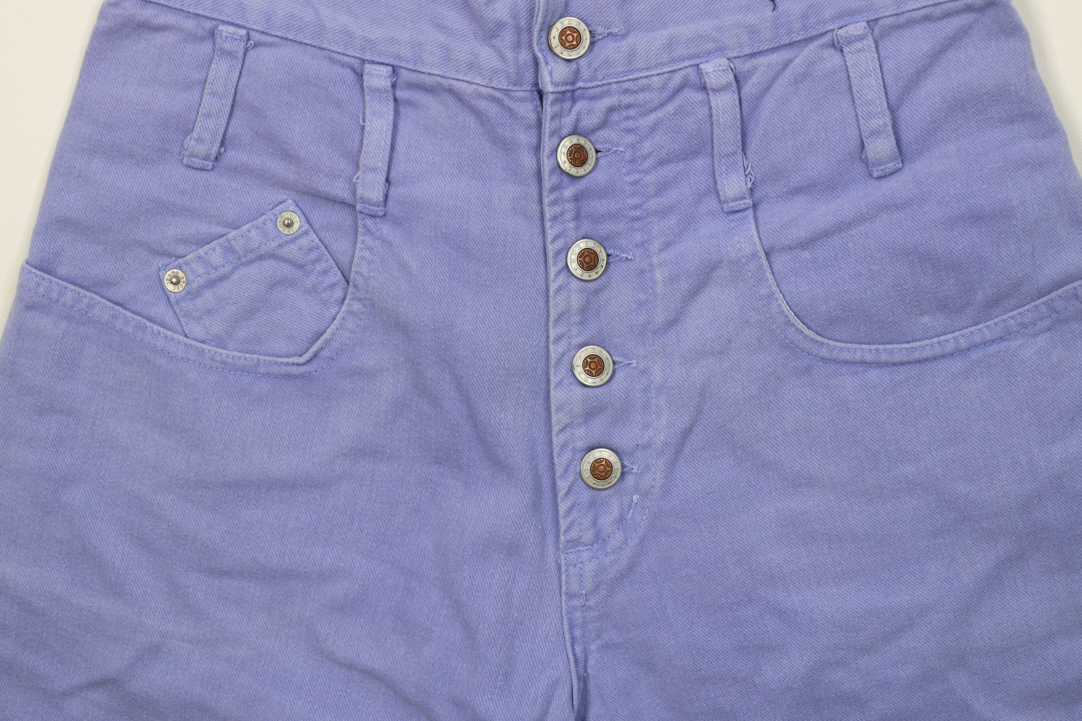 Vintage Vintage 90s Streetwear High Waisted Button Fly Denim Shorts Size 30" / US 8 / IT 44 - 3 Thumbnail