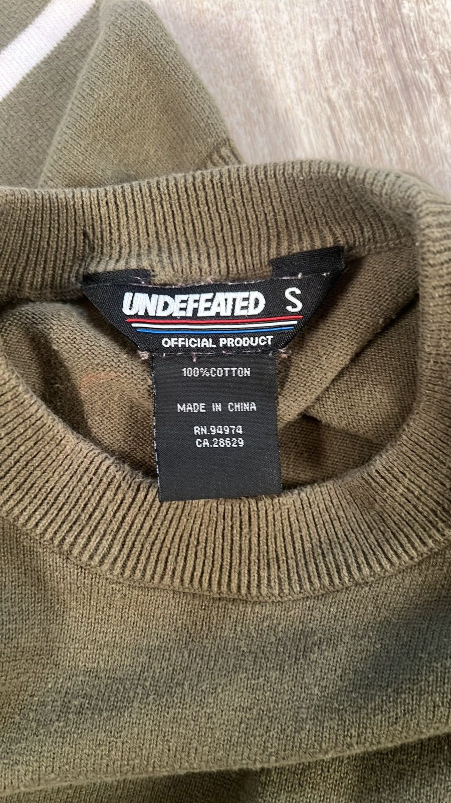 Undefeated × Vintage Vintage Undefeated Varsity Sweater Size US S / EU 44-46 / 1 - 4 Thumbnail