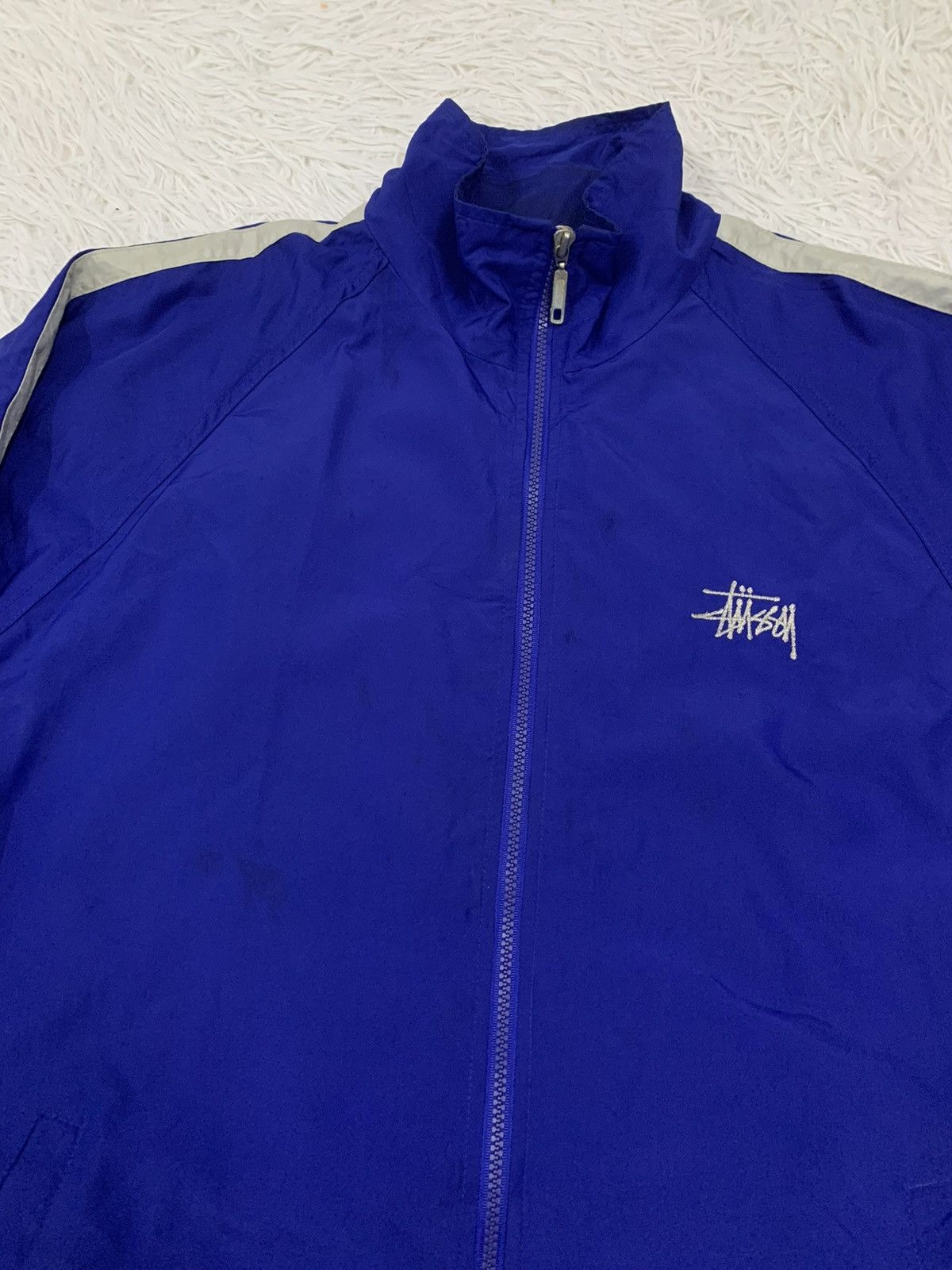 Stussy Vintage 90s Stussy Jacket Side Shoulder Tape Size US L / EU 52-54 / 3 - 5 Thumbnail