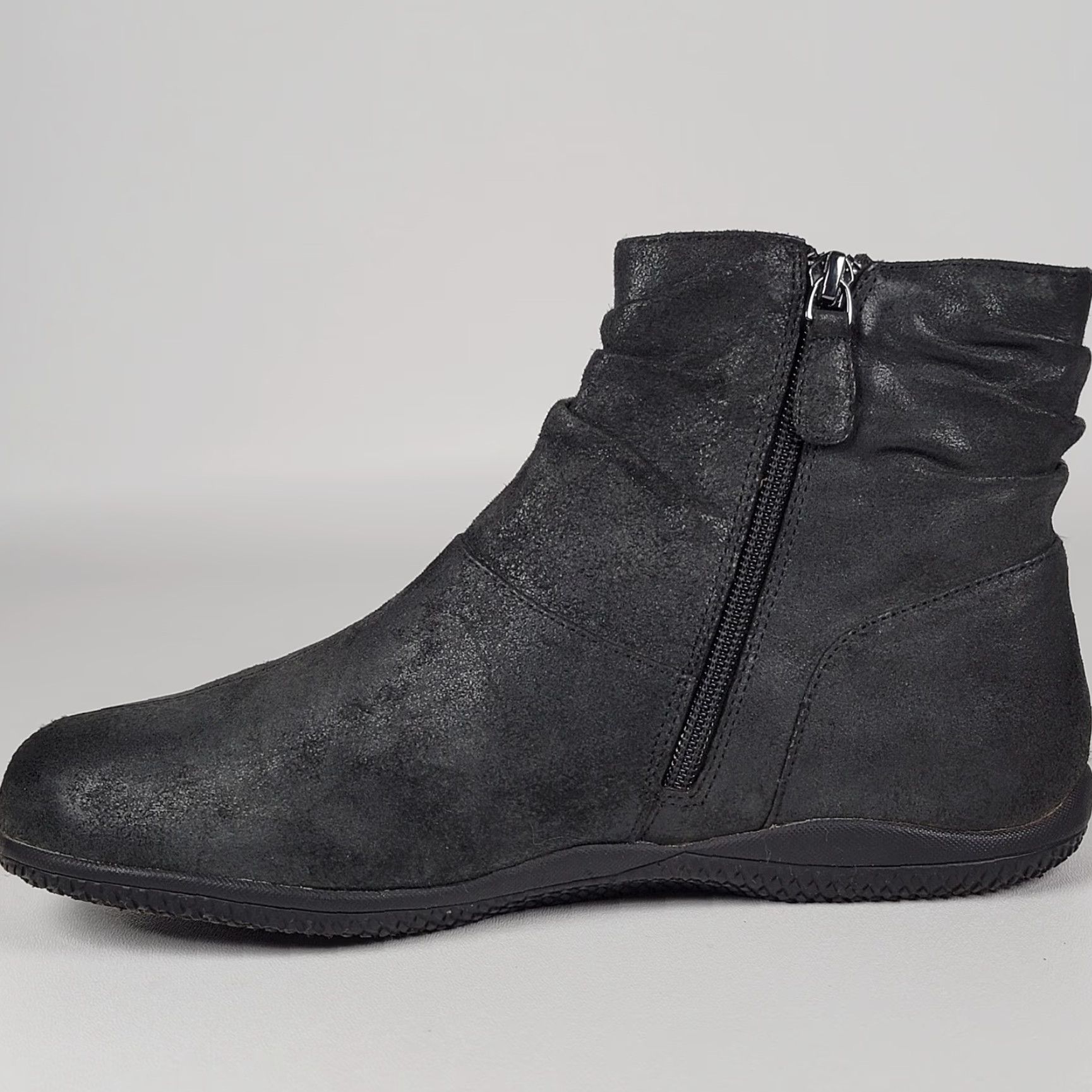 Vintage SoftWalk Hanover Boot Women’s Size 8.5 Luggage Weathered Black Leather Size US 9 / IT 39 - 4 Thumbnail