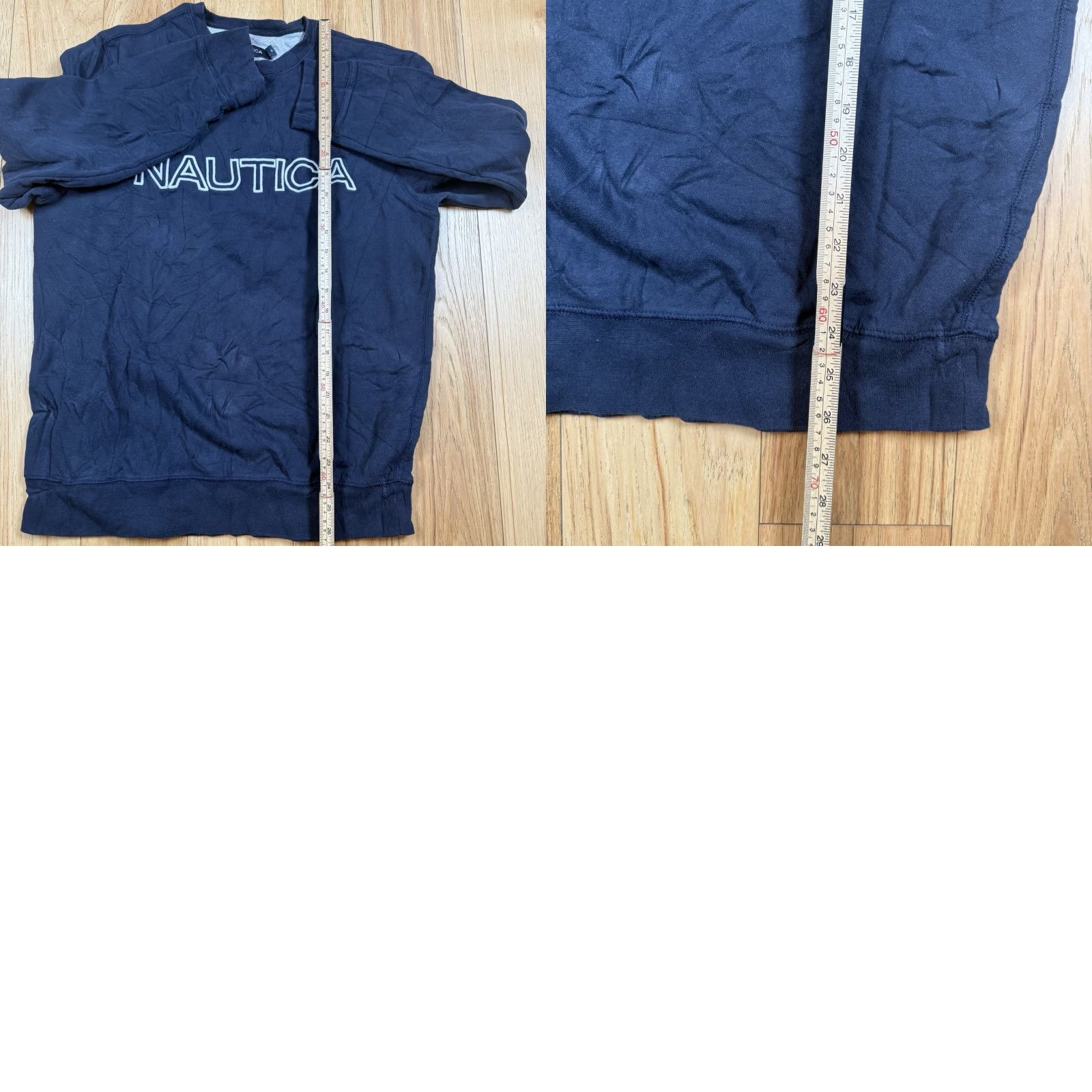 Nautica VINTAGE Nautica Sweatshirt Crewneck Mens Medium Blue Embroidered Sweatshirt? Size US M / EU 48-50 / 2 - 8 Thumbnail