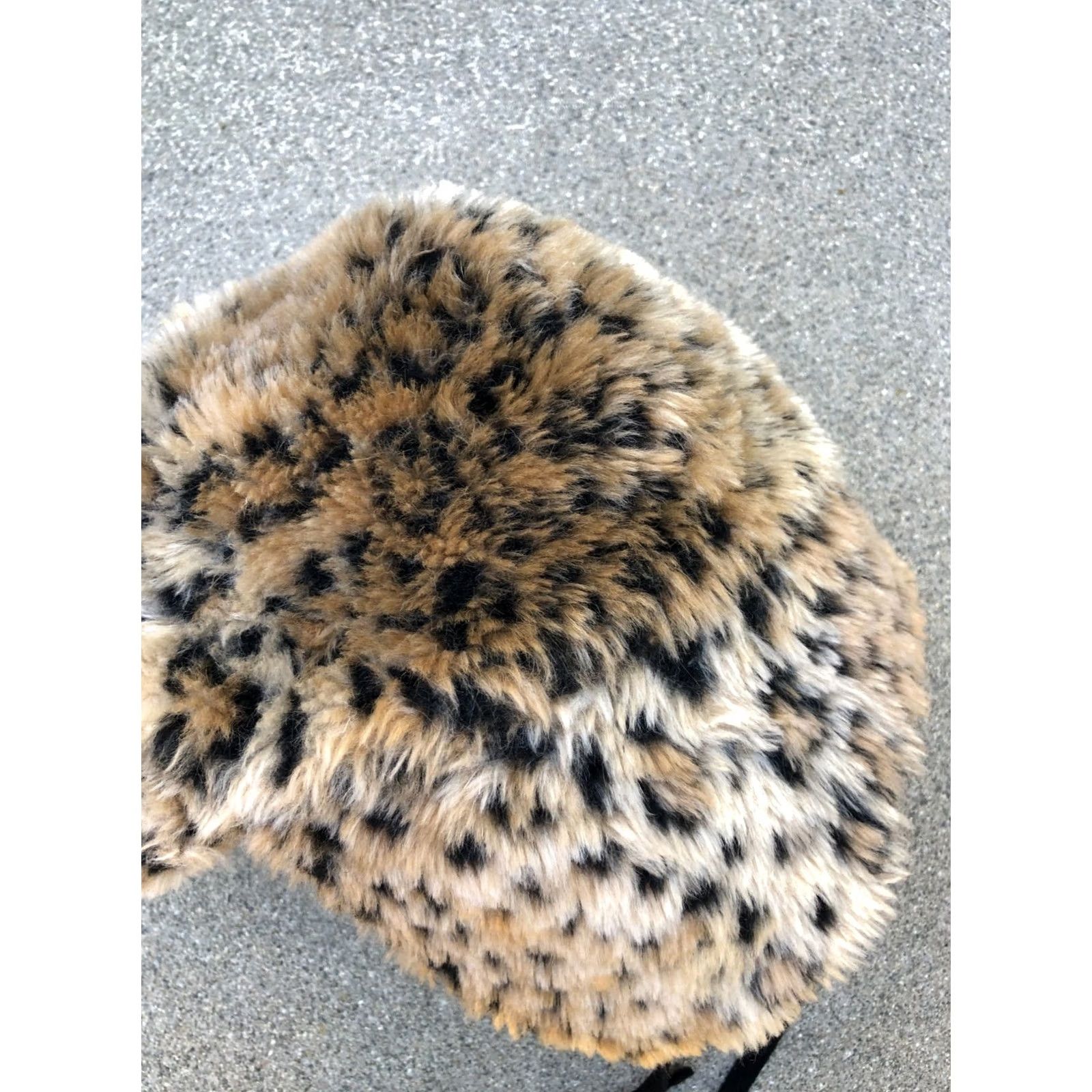 Needles Pins and Needles Hat Womens One Size Brown Cheetah Fuzzy Women Aviator Dog Ears Cap Size ONE SIZE - 2 Thumbnail