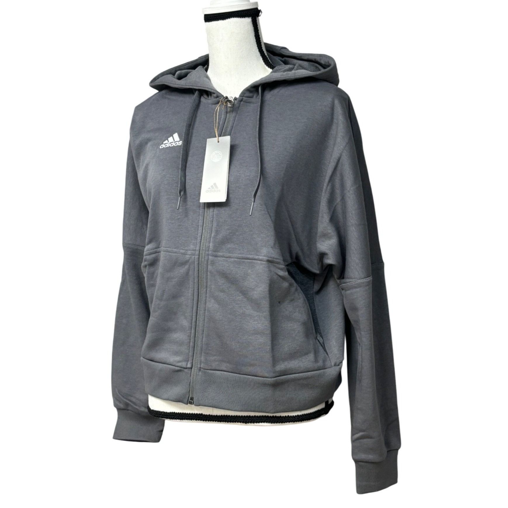 Adidas Adidas Women's Football/ Soccer Hoodie, Team Gray Four, M Size M / US 6-8 / IT 42-44 - 2 Thumbnail