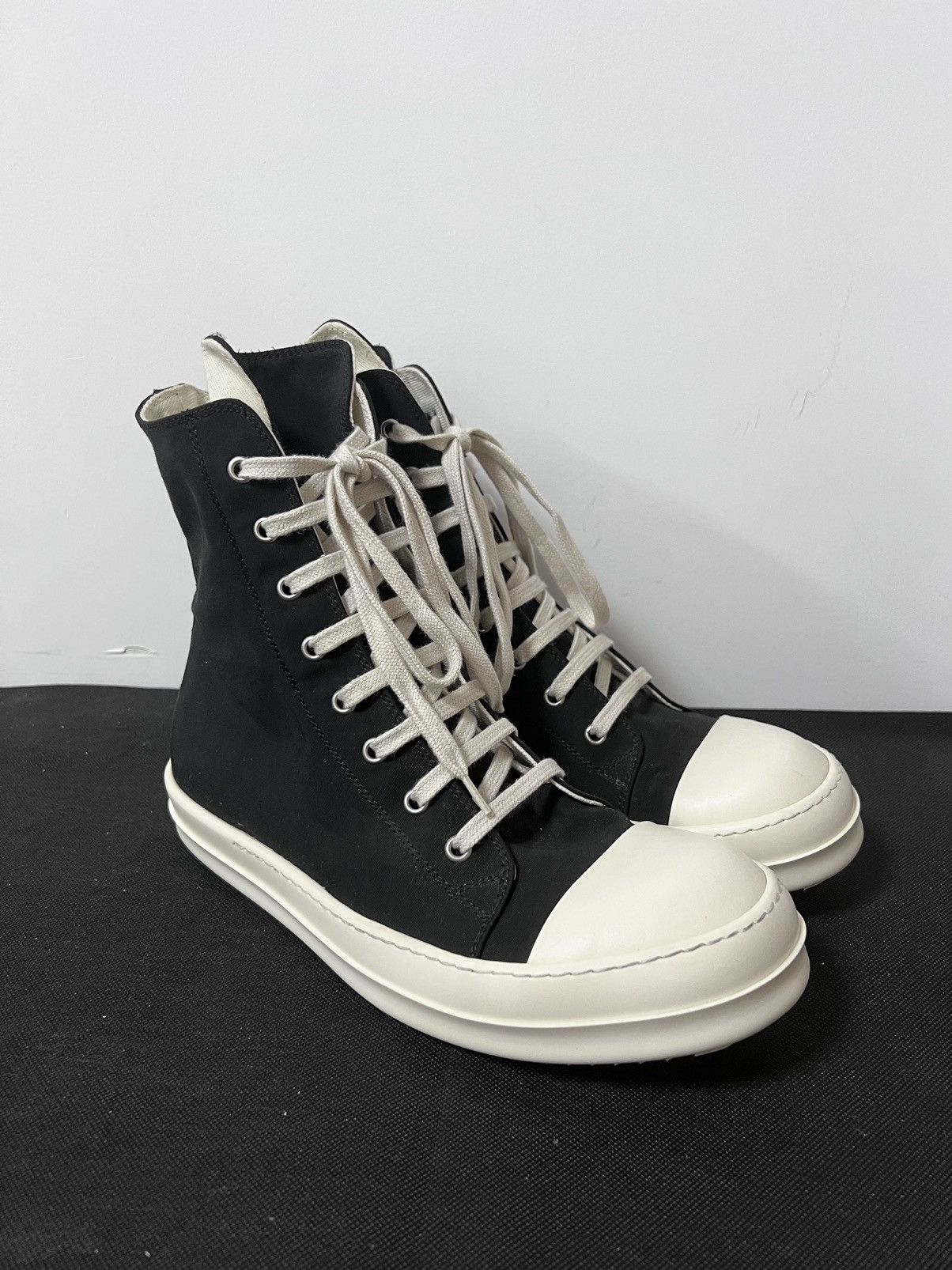 Rick Owens Drkshdw Rick owens drkshdw ramones high top sneakers sz 41 Size US 8 / EU 41 - 5 Thumbnail