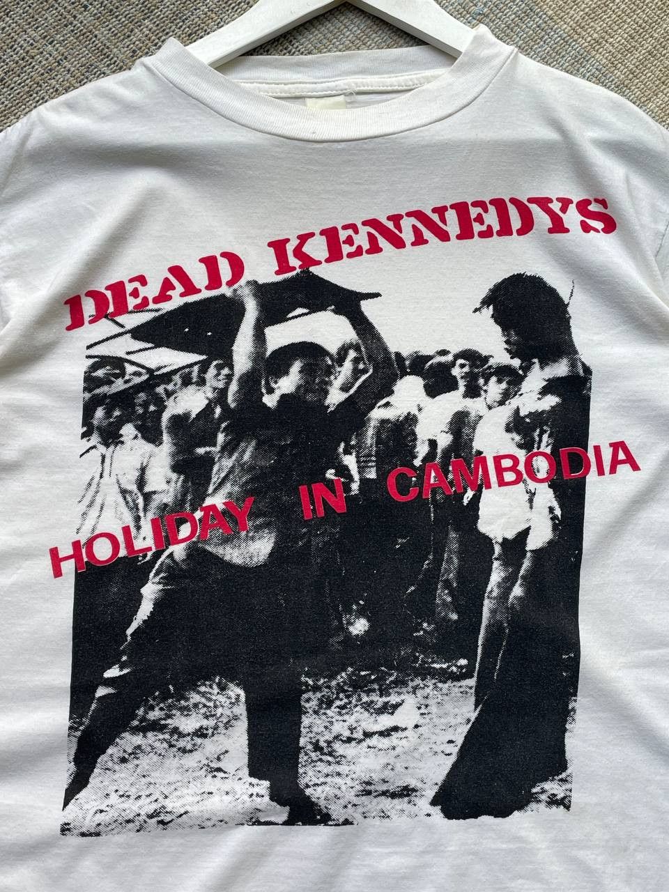 Band Tees Dead Kennedys Holiday In Cambodia Vintage 80s Punk Rock Tee Size US M / EU 48-50 / 2 - 4 Thumbnail