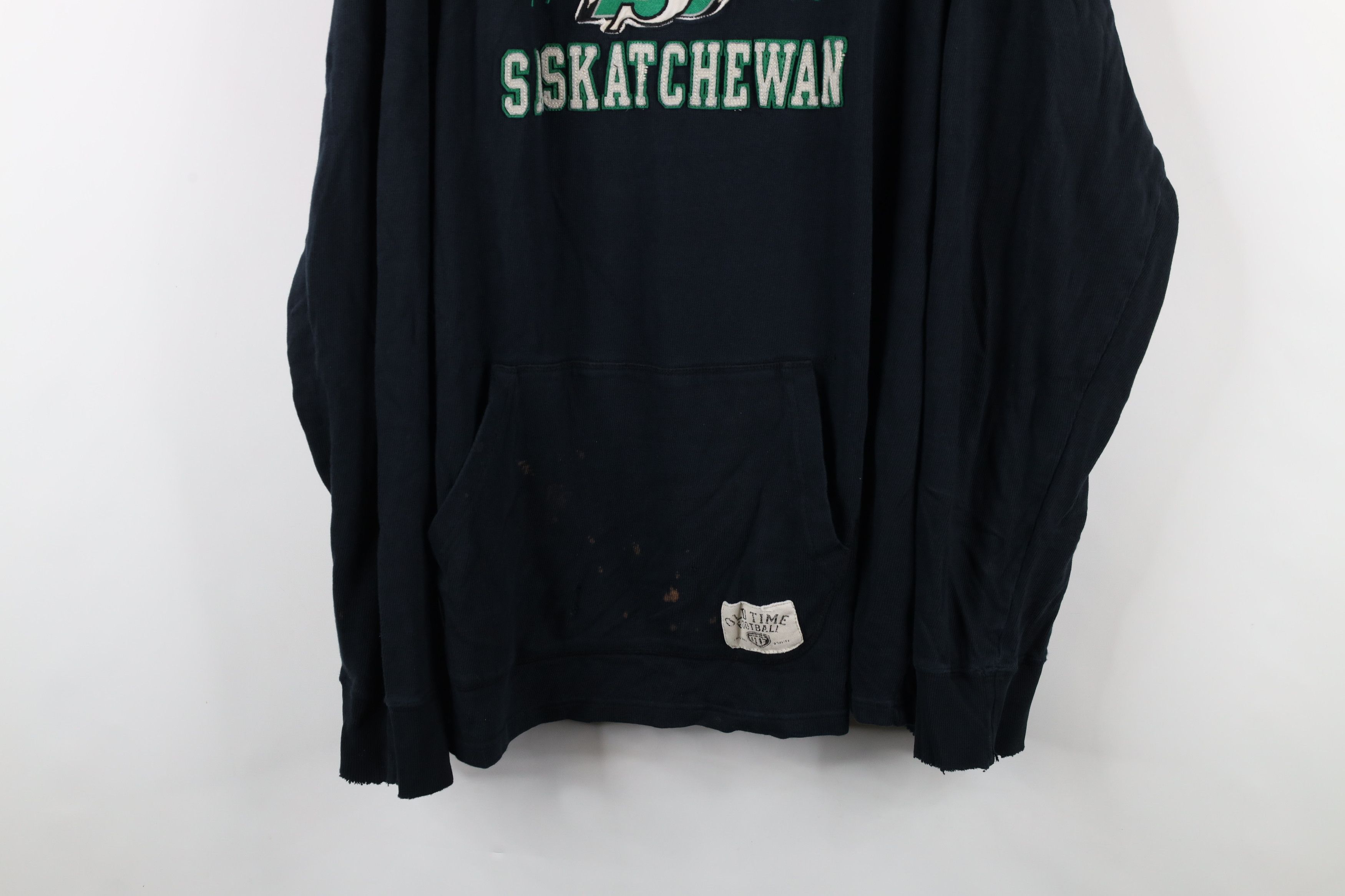 Vintage Vintage Y2K Saskatchewan Roughriders Football Hoodie Black Size US XXL / EU 58 / 5 - 3 Thumbnail