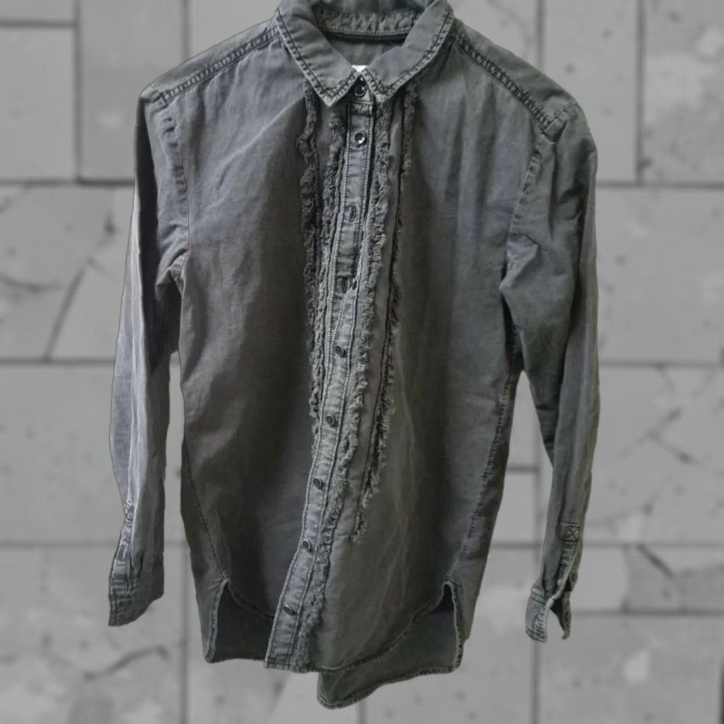 Anthropologie Pilcro By Anthropologie Button-Down Shirt Women's XS Gray Button-Up Shirt Women's X Small Size XS / US 0-2 / IT 36-38 - 1 Thumbnail