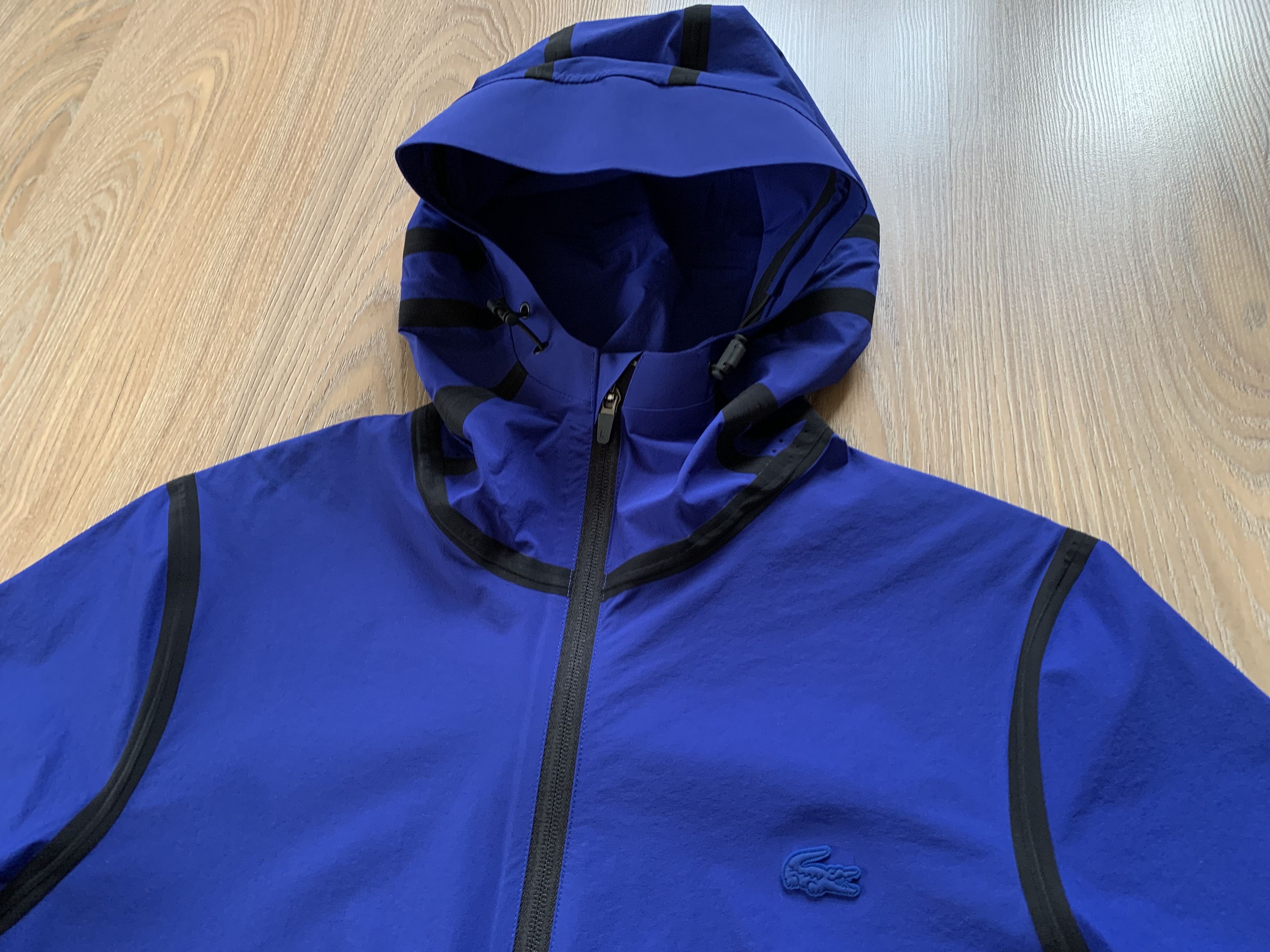 Lacoste Lacoste Men's Cosmic Hooded Lettering Light Zip Jacket Size US M / EU 48-50 / 2 - 5 Thumbnail