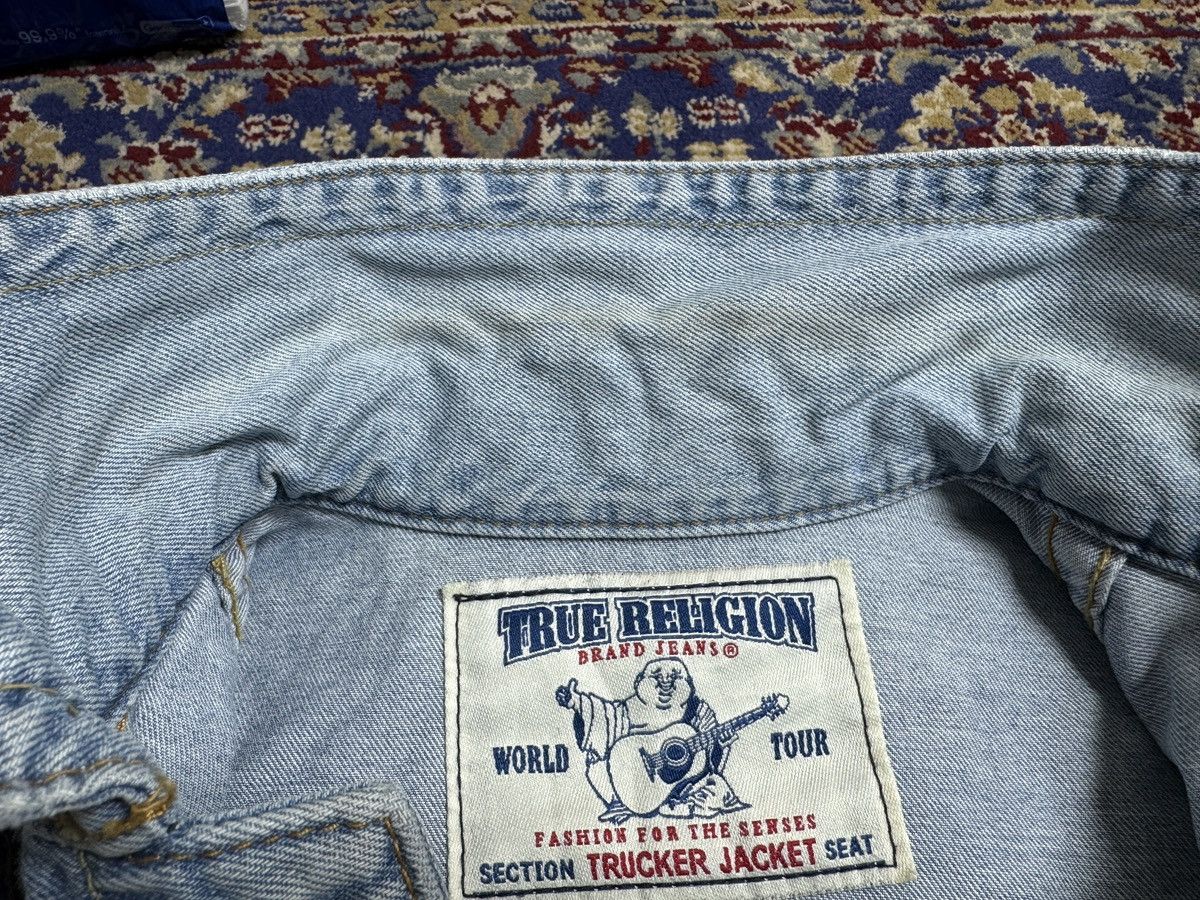 True Religion True Religion Trucker Jeans Jacket Levis type 3 style Y2k Size US L / EU 52-54 / 3 - 11 Thumbnail