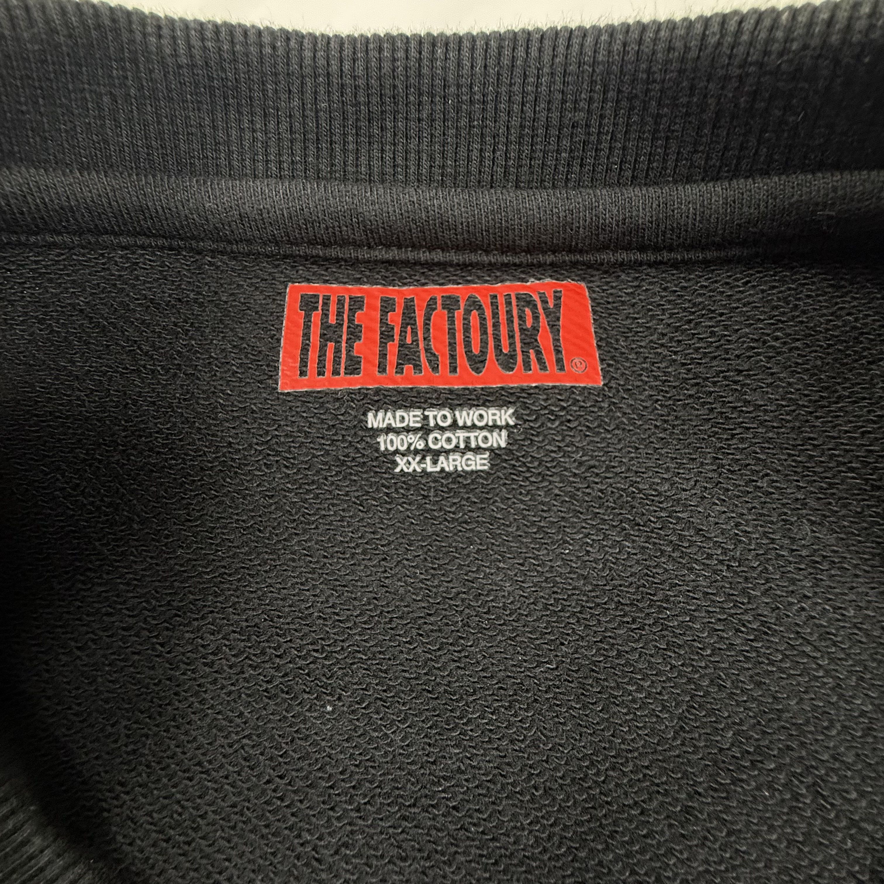 Other The Factoury XXL Embroidered Logo Cotton Crewneck Sweatshirt Size US XL / EU 56 / 4 - 5 Thumbnail