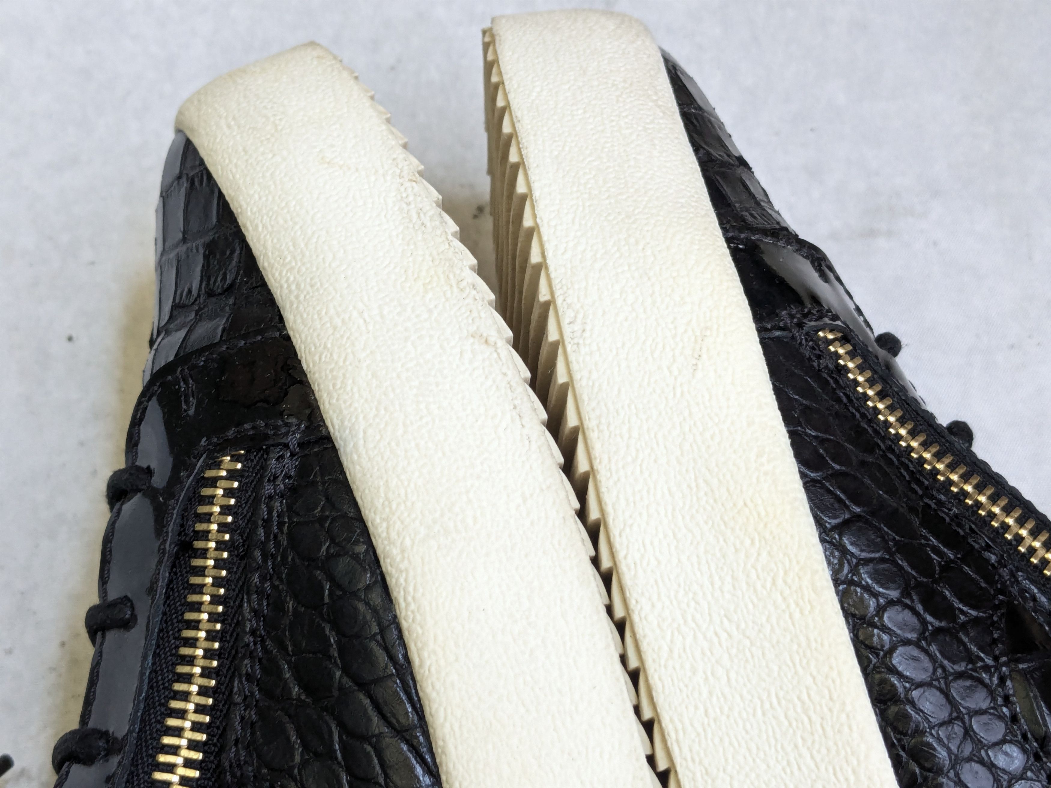 Giuseppe Zanotti Giuseppe Zanotti Sneakers Black Gold 13 46 Low Tops Leather Size US 13 / EU 46 - 12 Thumbnail