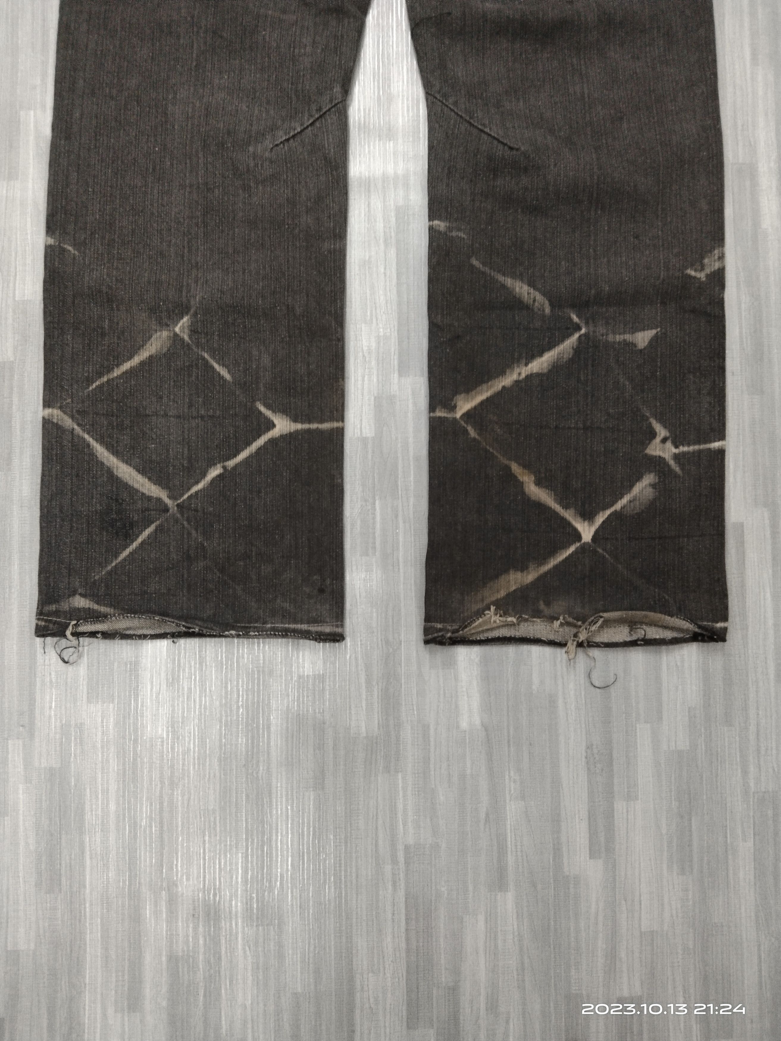 Japanese Brand SICK WASHED BLACK ENG DENIM PANTS Size US 32 / EU 48 - 6 Thumbnail