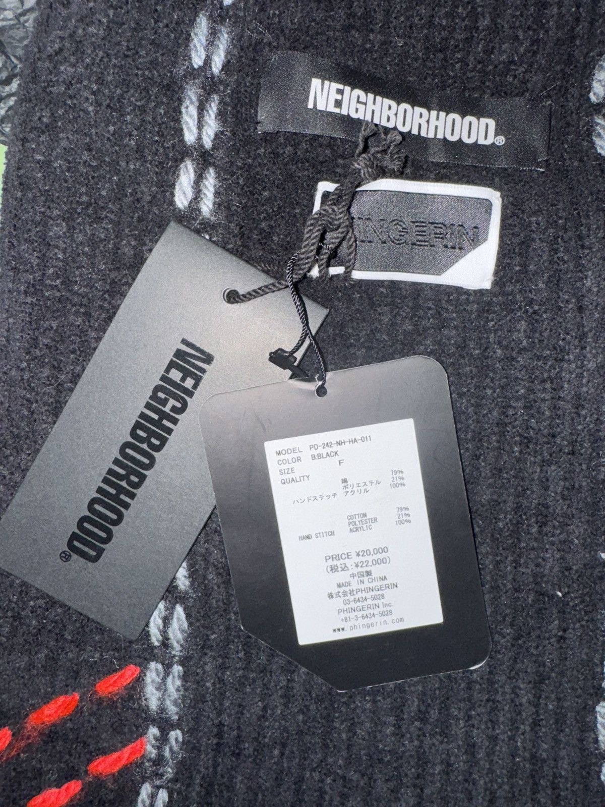 Neighborhood PG1 SAVAGE BALACLAVA / BLACK Size ONE SIZE - 3 Thumbnail