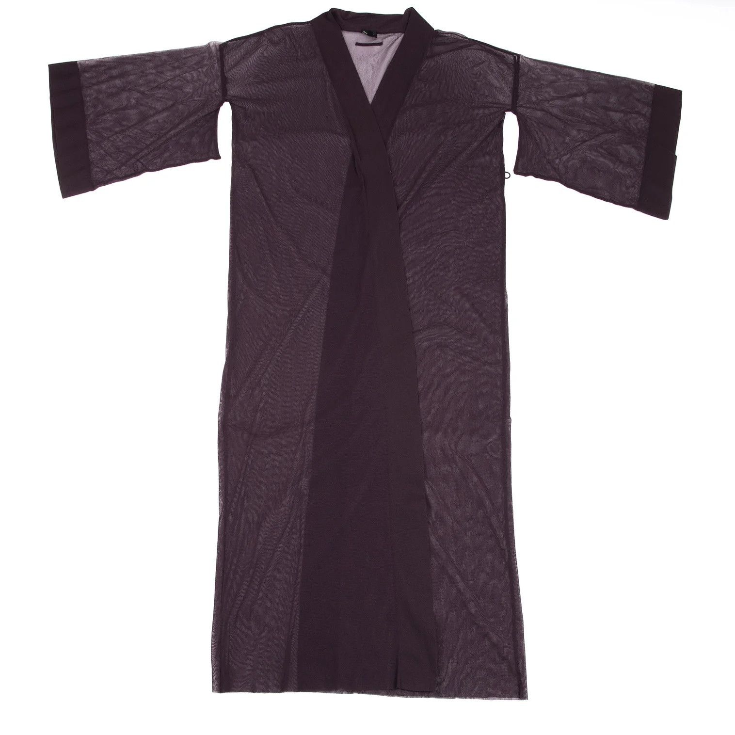 Jean Paul Gaultier Power Net Kimono Long Cardigan in Purple Size 40 Size US XXL / EU 58 / 5 - 2 Thumbnail