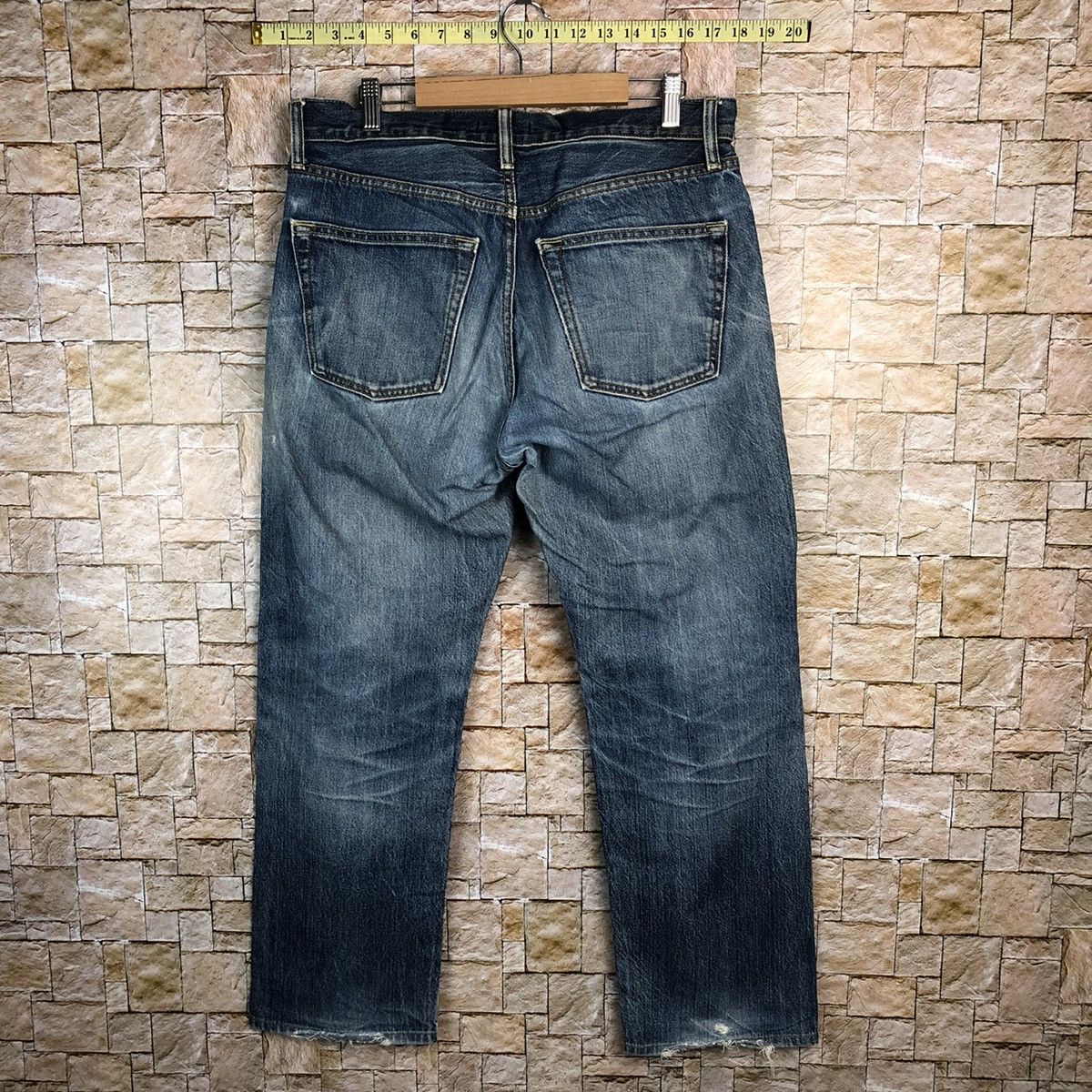 Uniqlo Uniqlo vintage Jeans faded Blue Denim Pants #7578 Size US 32 / EU 48 - 15 Thumbnail