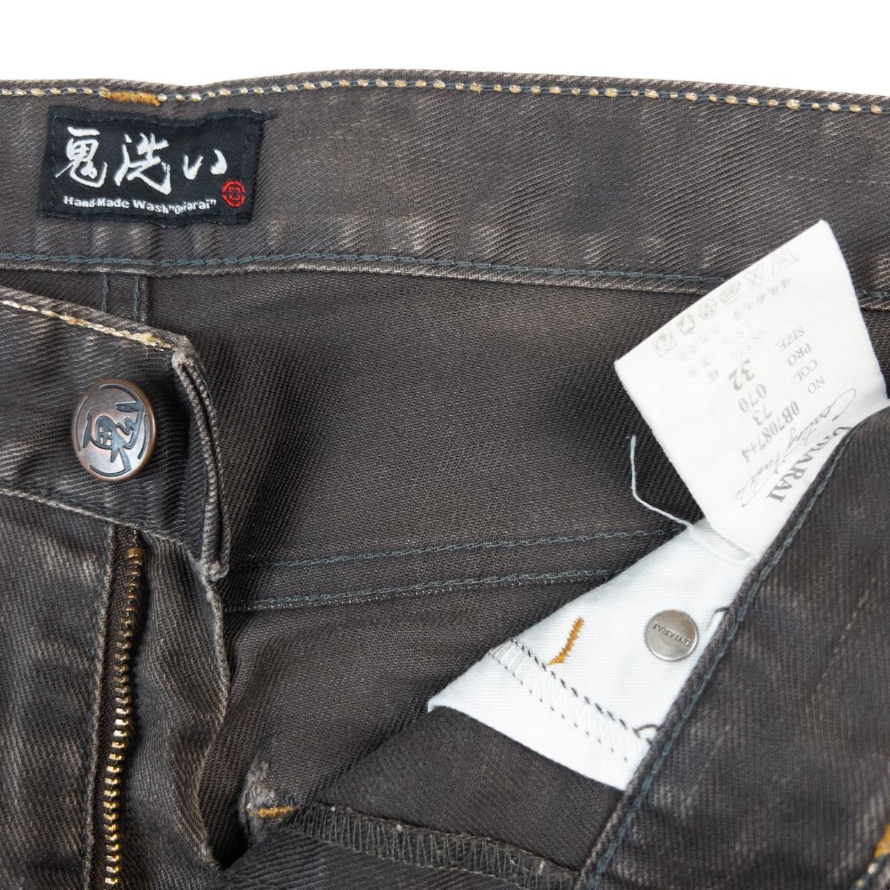 Other Vintage Oniarai Japanese Embroidered Denim Jeans Size W32 Size US 32 / EU 48 - 6 Thumbnail