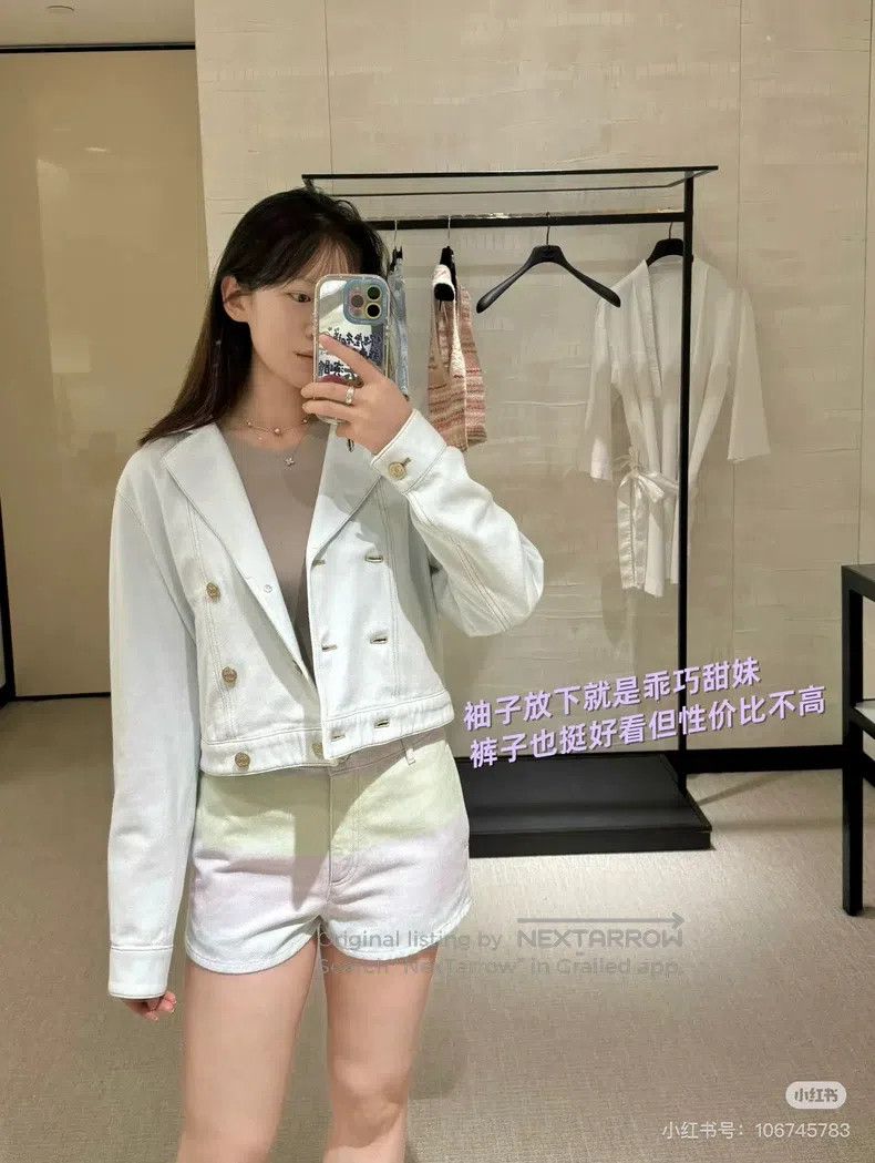 Chanel Chanel 24M beach series light blue denim jacket Size XXS / US 00 / IT 34 - 6 Thumbnail