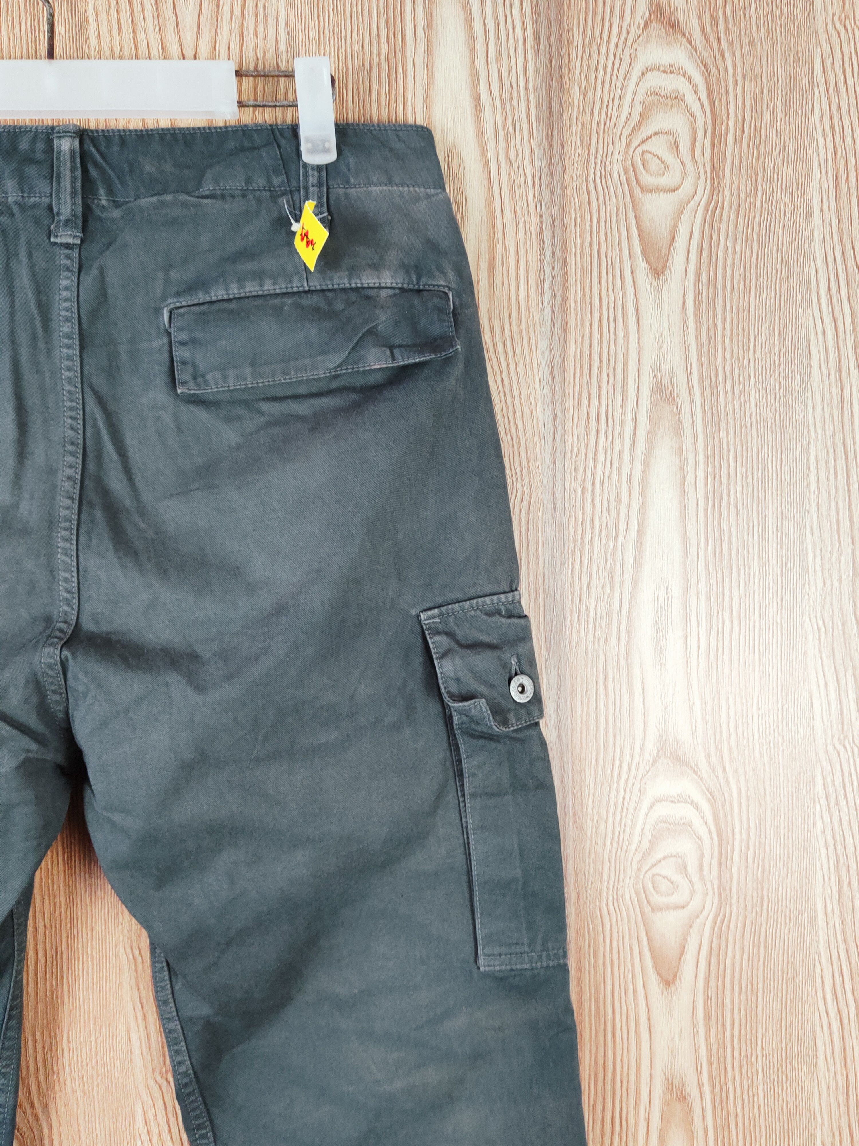 Japanese Brand Japan Teal Blue Faded Multipocket Cargo Pants #W446 Size US 32 / EU 48 - 11 Thumbnail
