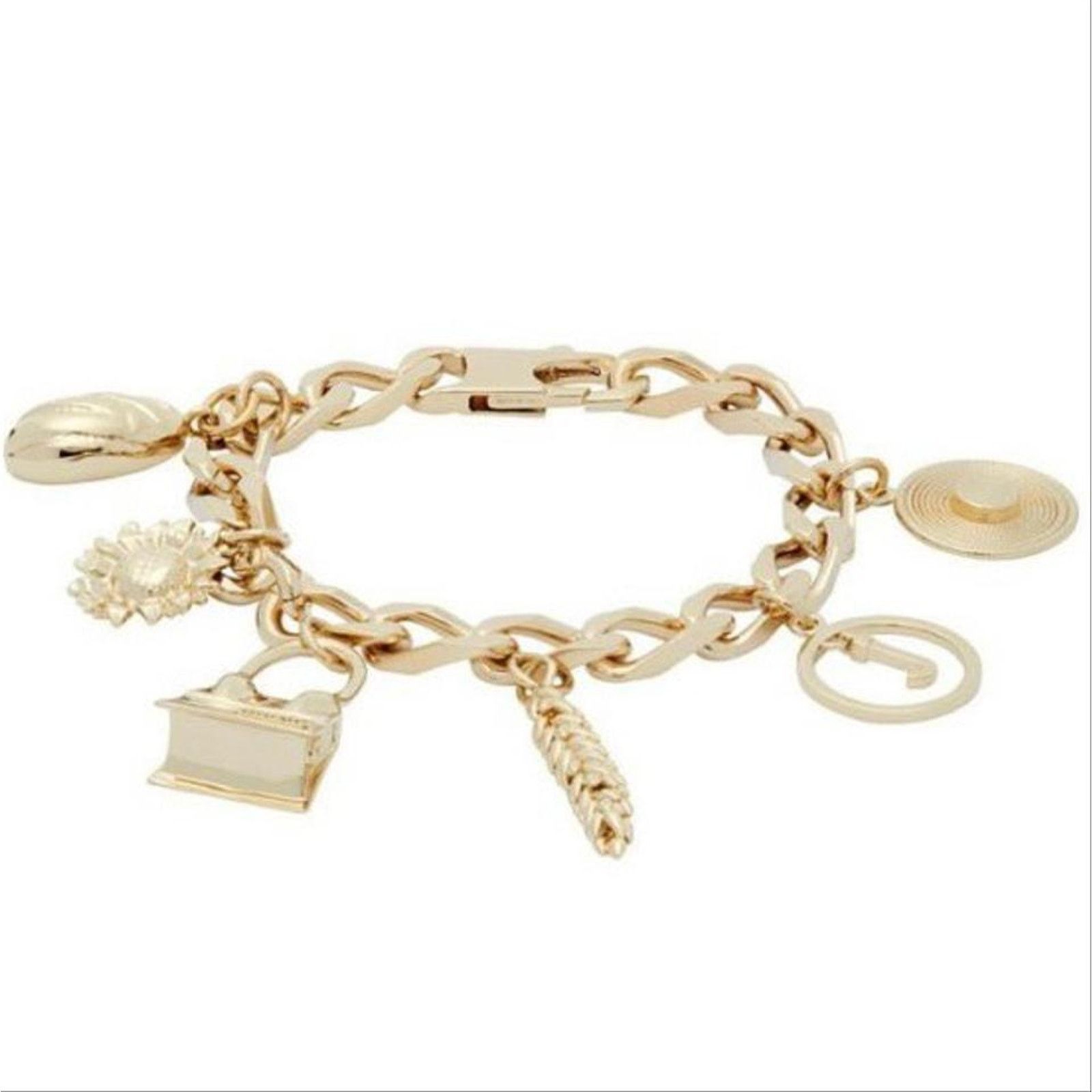 Jacquemus Le Chiquito charms gold tone chain bracelet Size ONE SIZE - 3 Thumbnail
