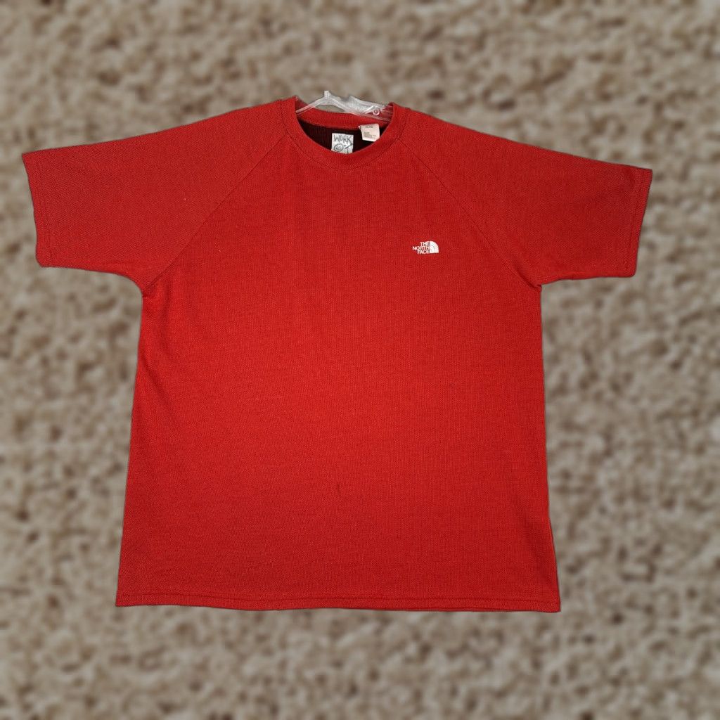 The North Face The North Face Shirt Men Extra Large Red Short Sleeve 100% Polyester READ Size US XL / EU 56 / 4 - 1 Thumbnail