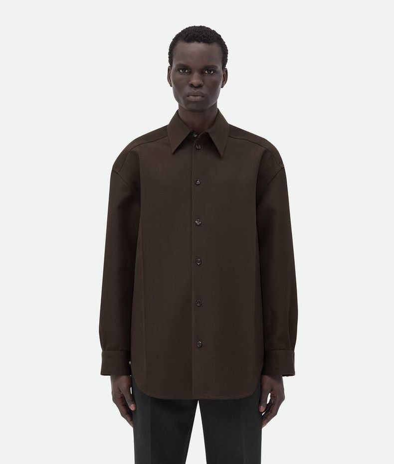 Bottega Veneta Wool twill overshirt Size US M / EU 48-50 / 2 - 1 Thumbnail