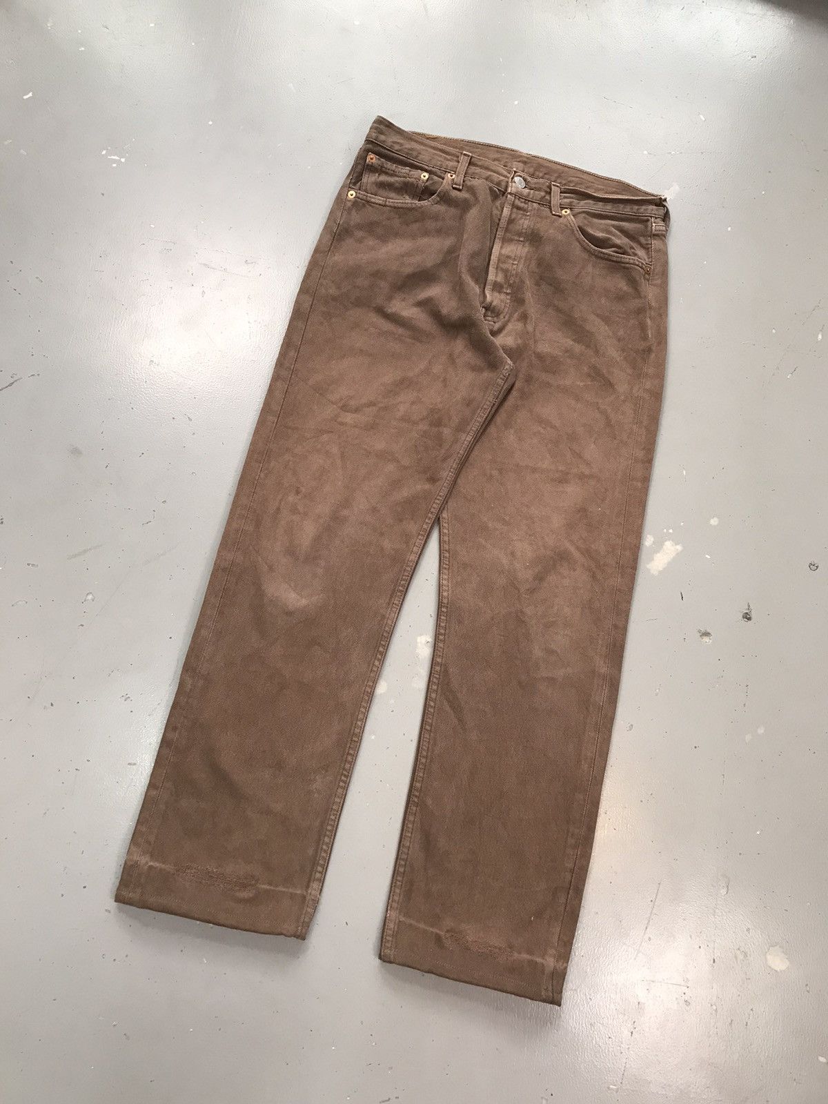 Levi's × Vintage Vintage Levi’s 501 distressed denim Size US 32 / EU 48 - 2 Thumbnail