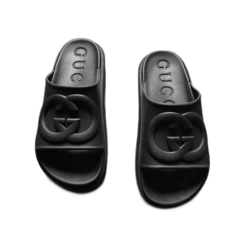 GUCCI Interlocking Slide Sandals Size 40-2506
