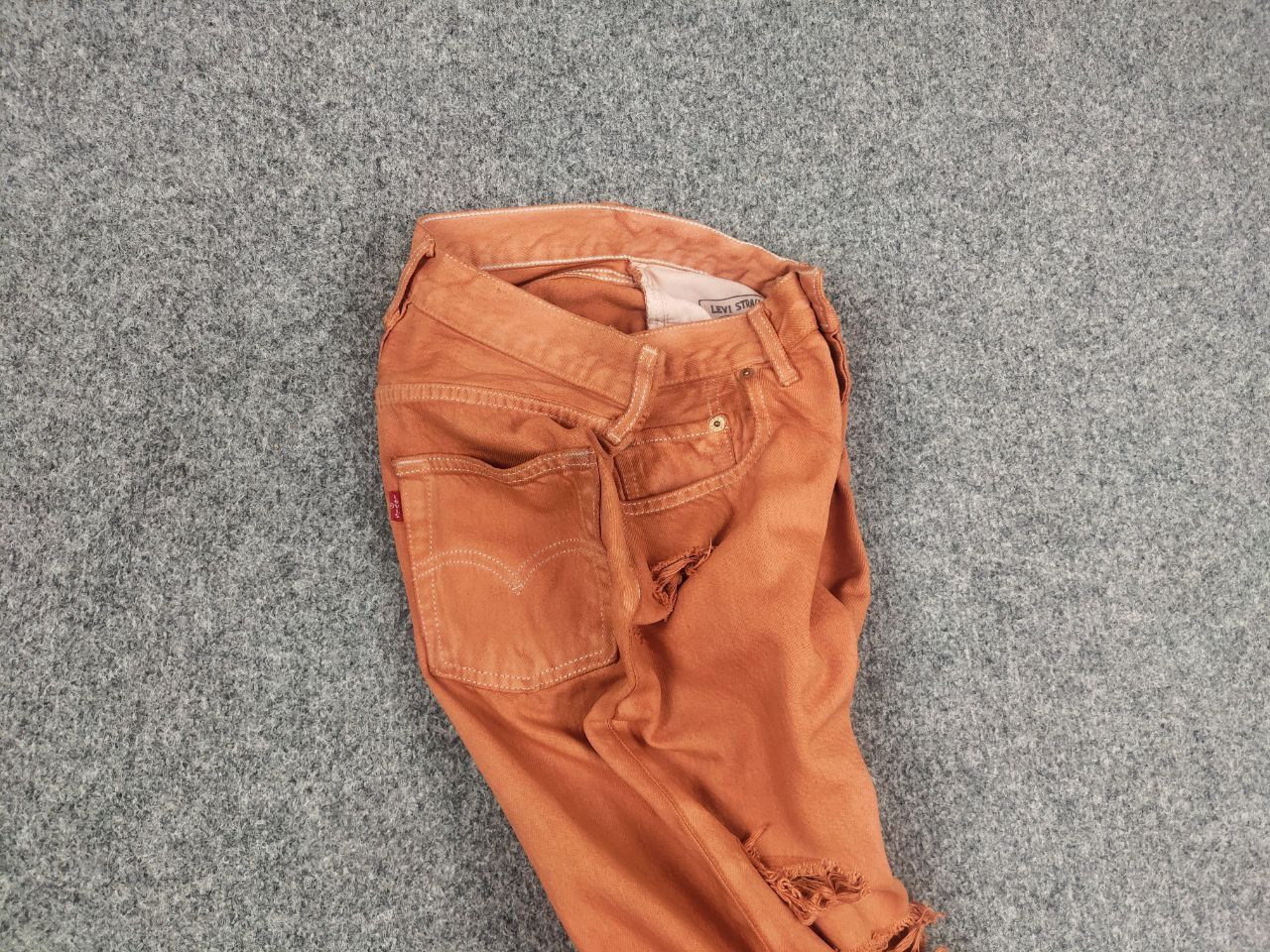 If Six Was Nine Vintage Levis 597 x if six was nine Flared Denim Jeans Y2K Size 29" - 4 Thumbnail
