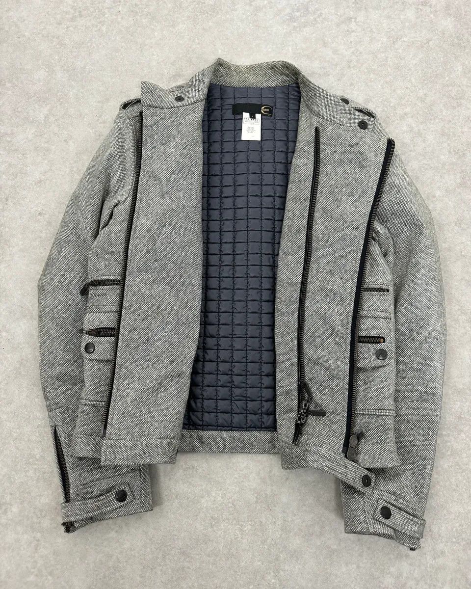 Just Cavalli 2000s Cavalli Grey Multi Zip Astro Jacket Size US M / EU 48-50 / 2 - 9 Thumbnail