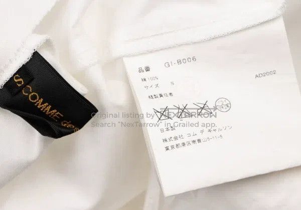 Comme des Garcons Comme Des Garcons White Retro Design Vest Top Size S / US 4 / IT 40 - 8 Thumbnail