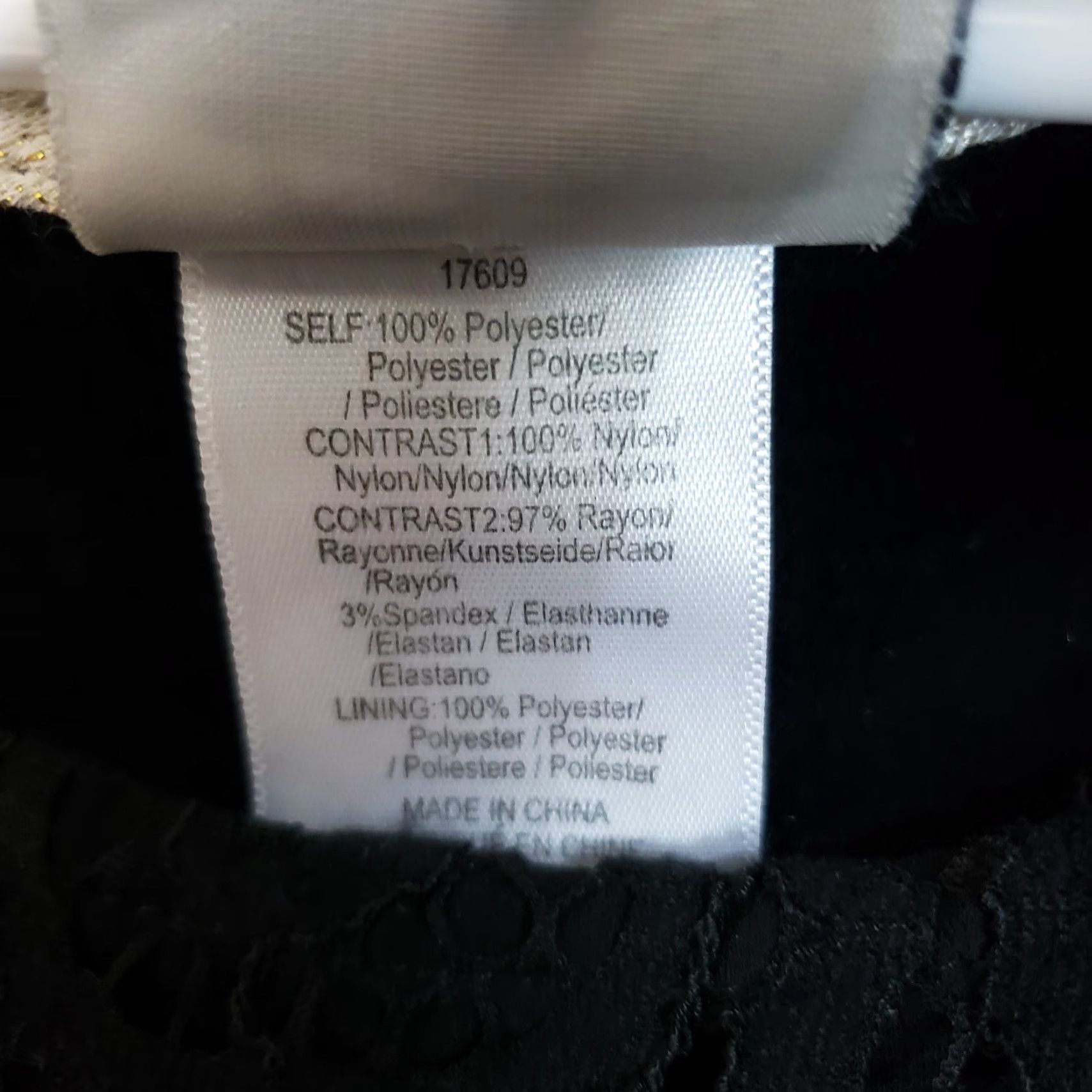 Vintage Dolan Left Coast Womens Top Sz Large Black Velvet Lace Short Sleeve Blouse Size L / US 10 / IT 46 - 6 Thumbnail