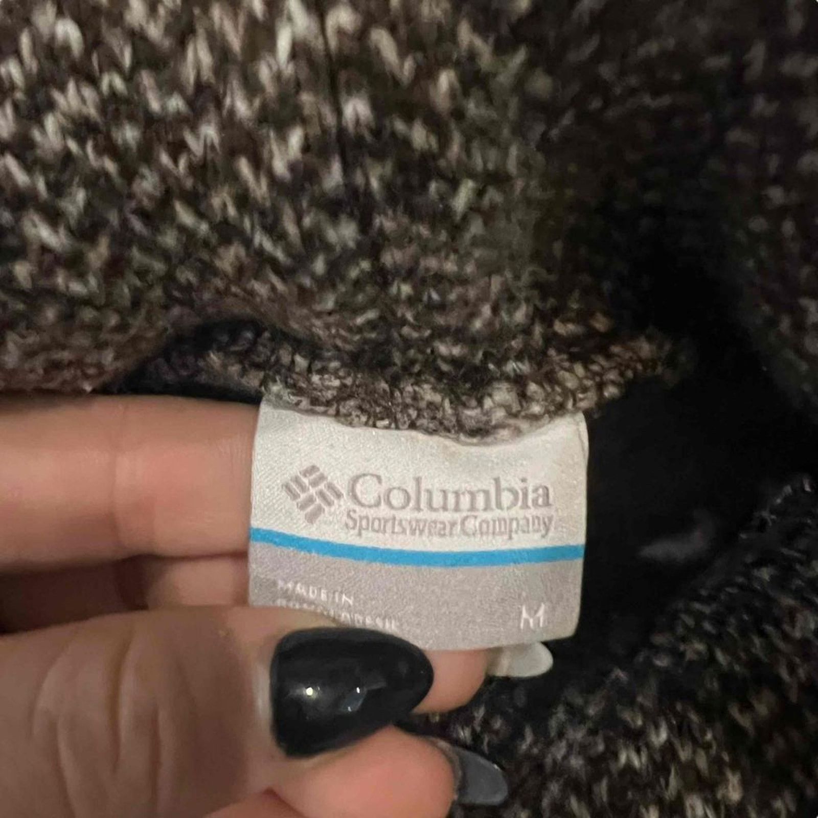 Columbia Columbia Sweater Womens Medium Brown Marled Cowl Neck Size M / US 6-8 / IT 42-44 - 3 Thumbnail