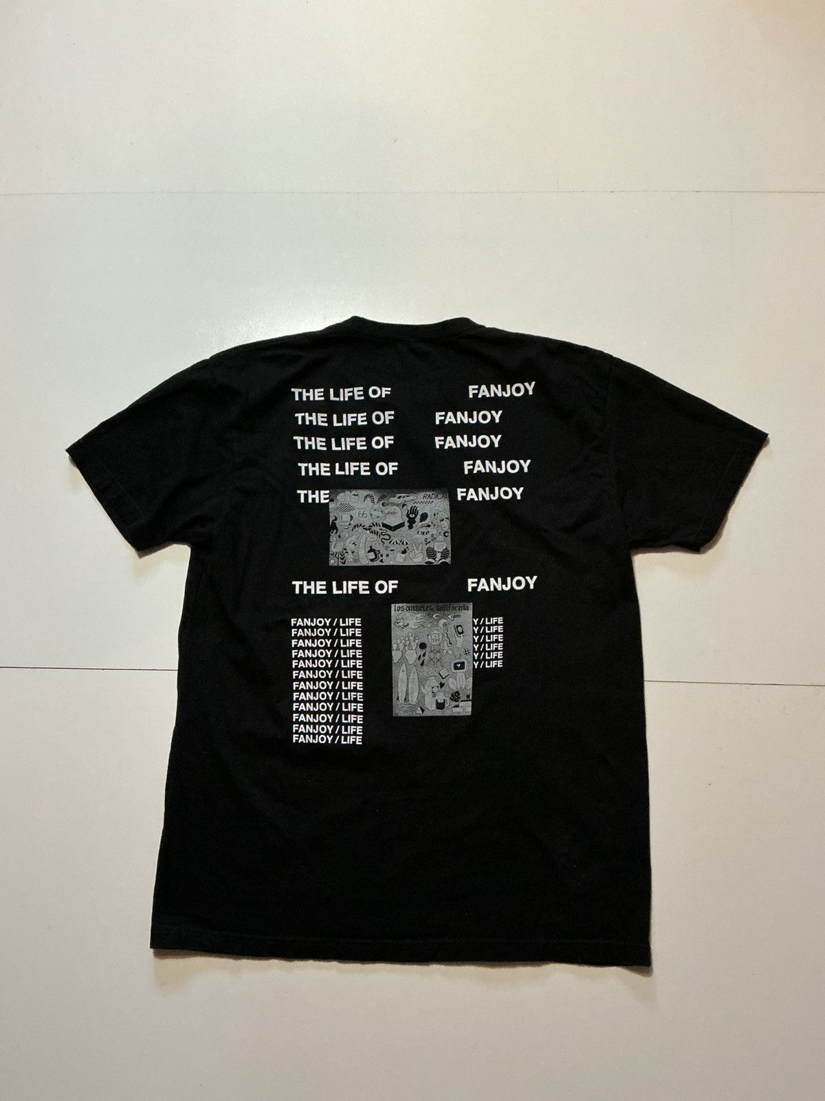 Other Fanjoy The Life Of Fanjoy TLOP Album Graphic Black T-Shirt Size US L / EU 52-54 / 3 - 1 Thumbnail