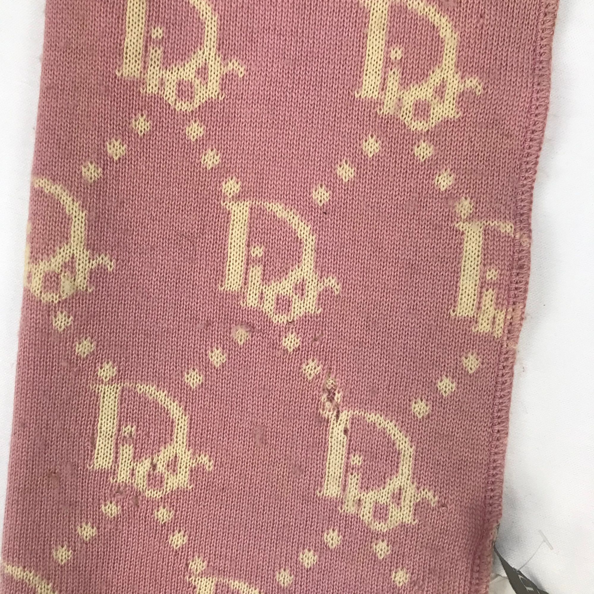 Christian Dior Monsieur Vintage Christian Dior Scarf Knit Monogram Wool Scarves Size ONE SIZE - 6 Thumbnail