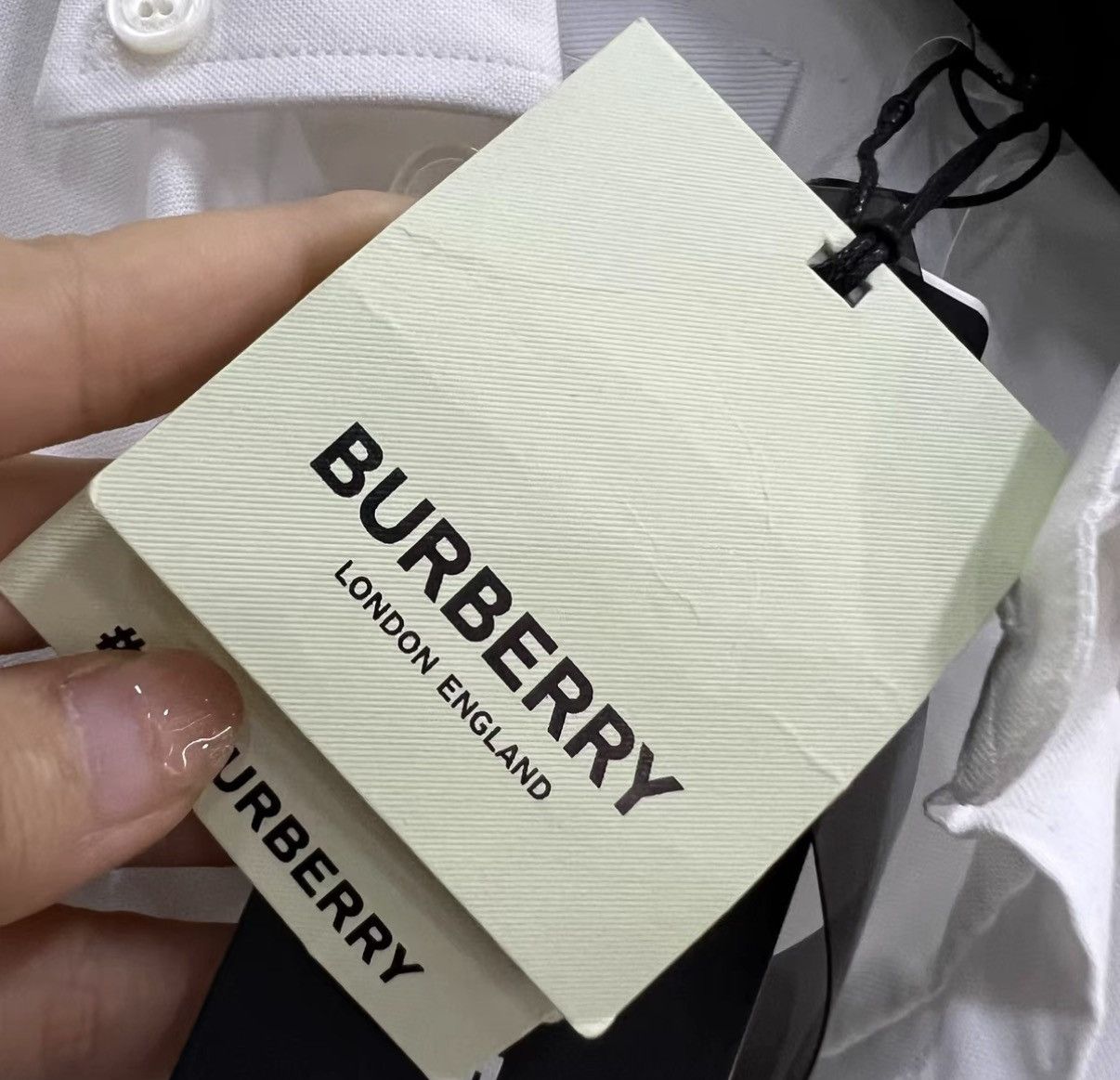 Burberry Burberry White Pocket Embroidered Shirt J41 Size US XS / EU 42 / 0 - 5 Thumbnail