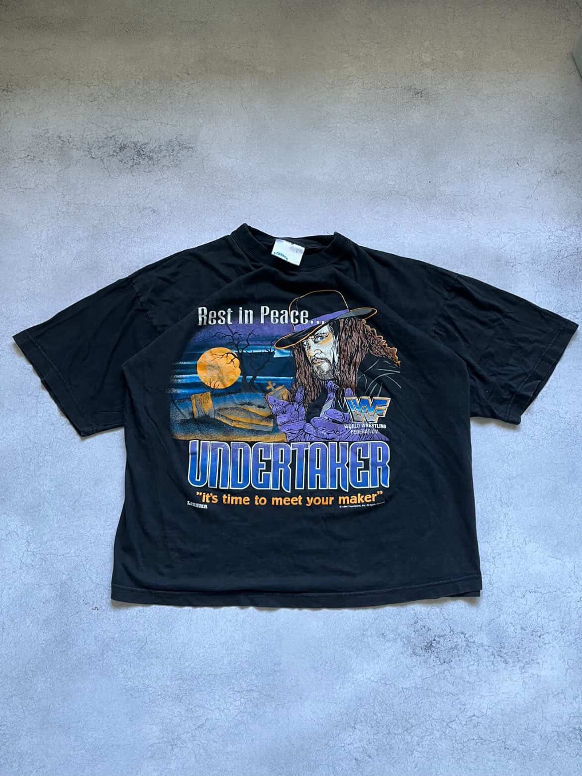 WWF Wwf undertaker vintage 1995 “its time to meet your maker » | Grailed