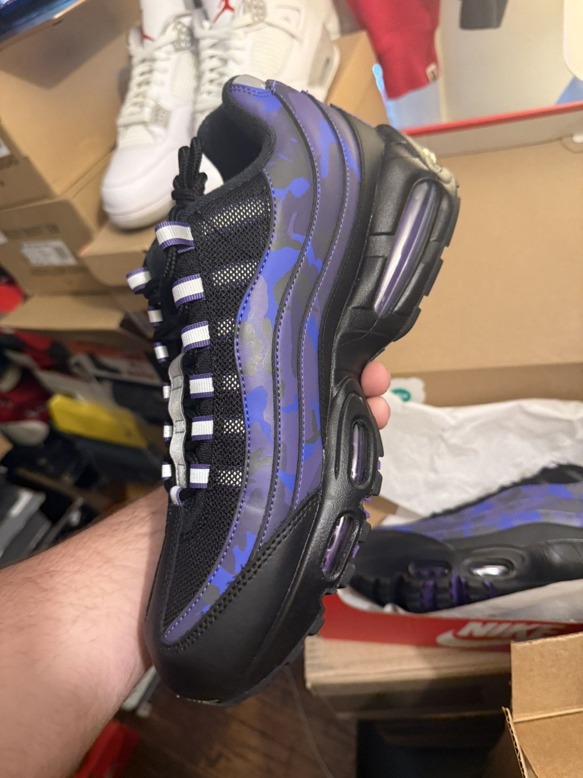 Nike Nike airmax 95 purple camo size 11.5 new Size US 11.5 / EU 44-45 - 3 Thumbnail
