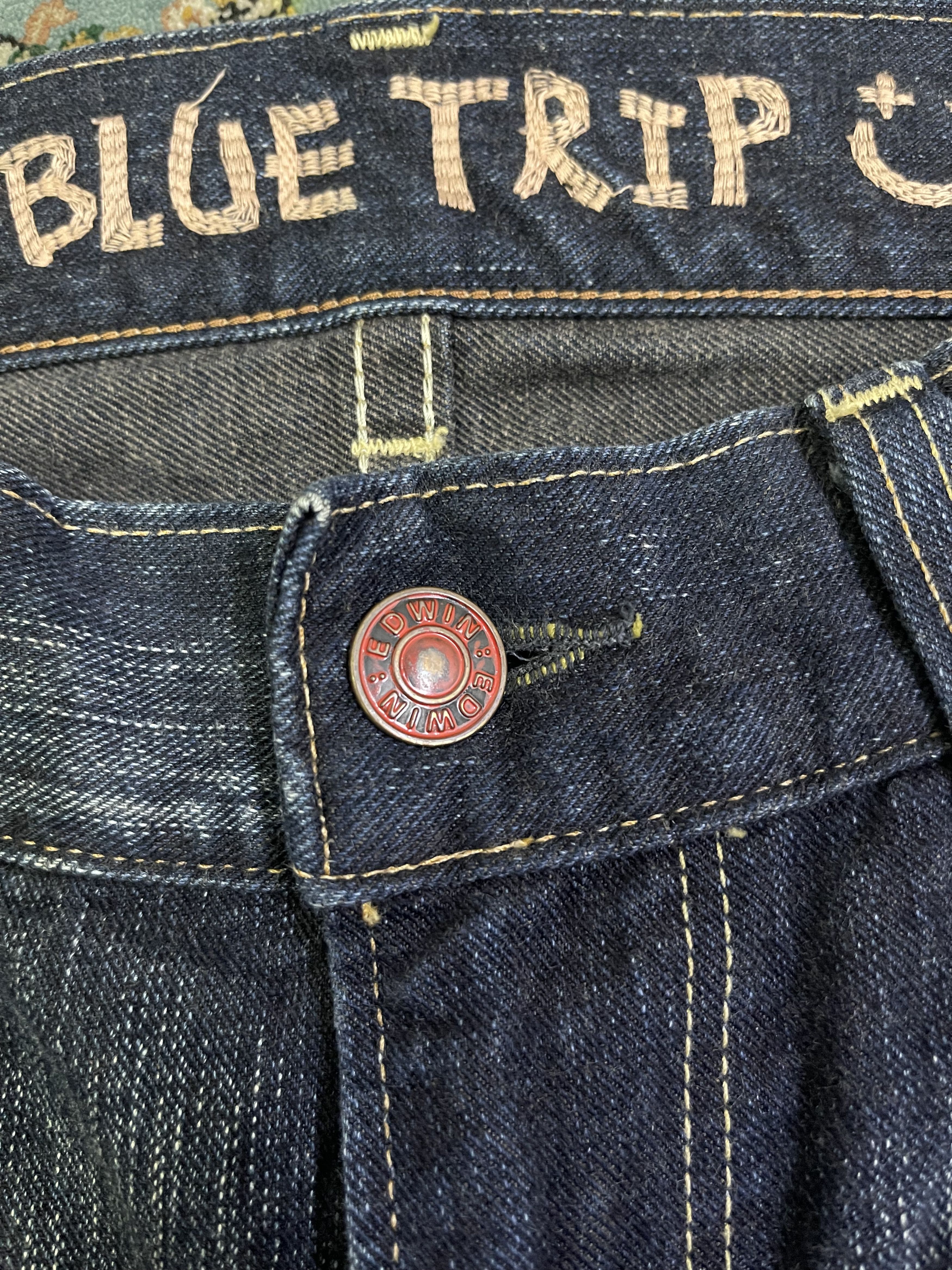 Edwin Edwin Blue Trip Slim Straight Denim Jeans Size US 36 / EU 52 - 5 Thumbnail