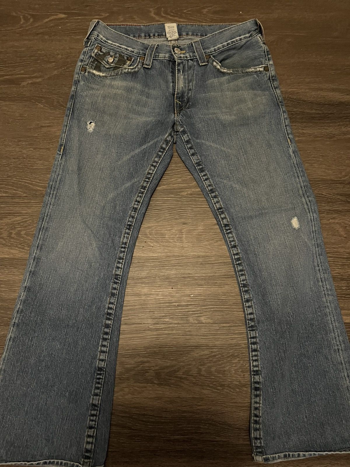 True Religion True Religion Vintage Distressed Denim Size US 33 - 4 Thumbnail