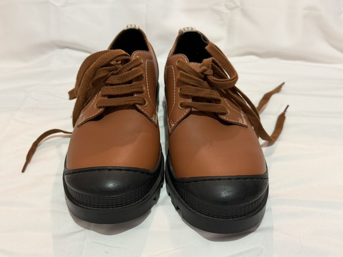 Loewe Loewe derby lace-up shoe brown leather size 41 Size US 11 / IT 41 - 1 Thumbnail