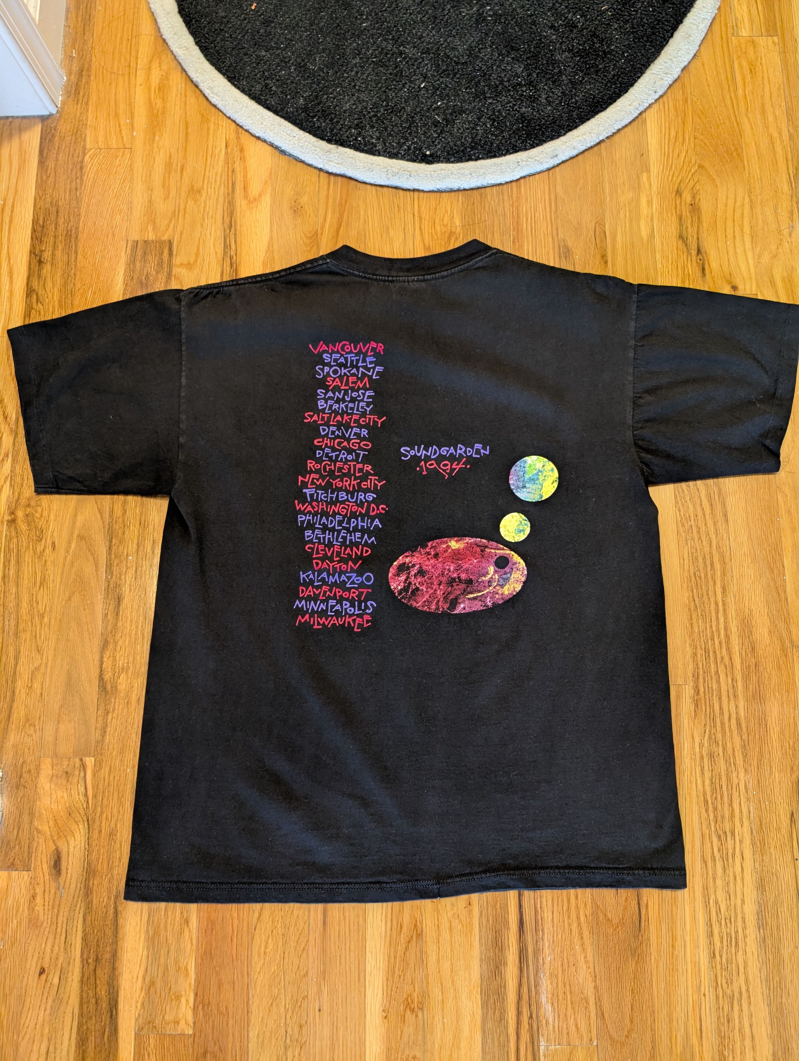 Band Tees Vintage 1994 Soundgarden Superunknown Tour T-Shirt Size US XL / EU 56 / 4 - 4 Thumbnail