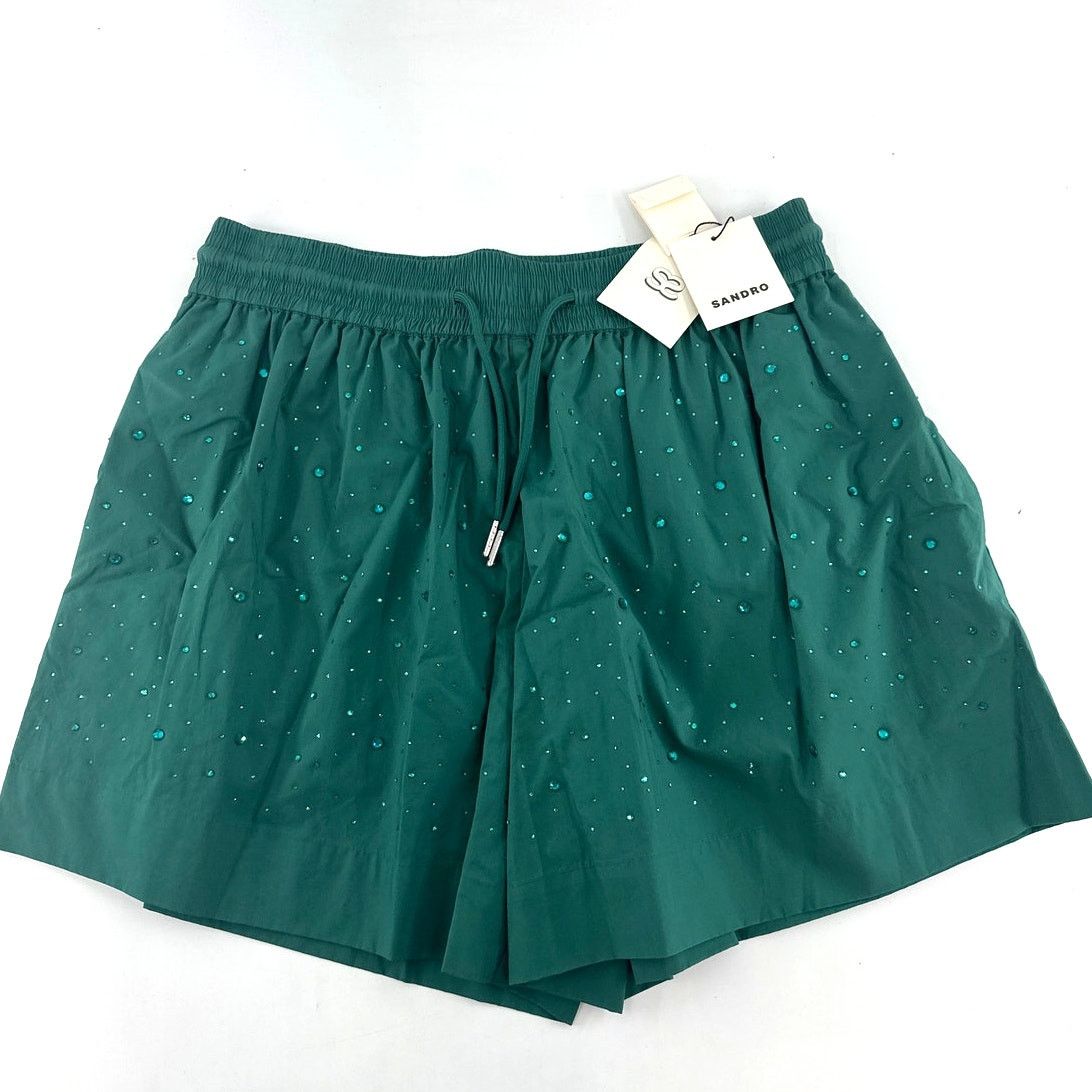Sandro Sandro Paris Green Telaviv Shorts Size 42 Size 28" / US 6 / IT 42 - 6 Thumbnail
