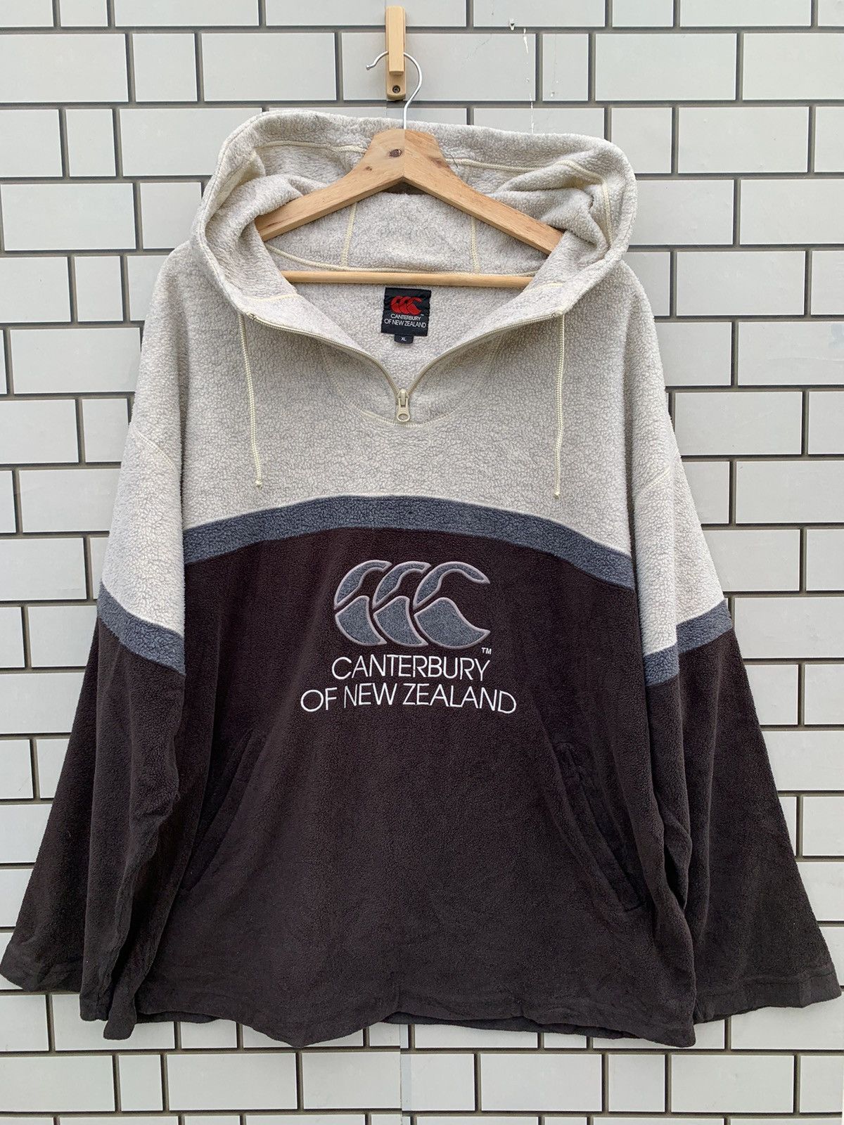 Canterbury of New Zealand × Vintage Vintage Canterbury x Polartec Sweatshirt Hoodie Half Zip Size US XL / EU 56 / 4 - 3 Thumbnail