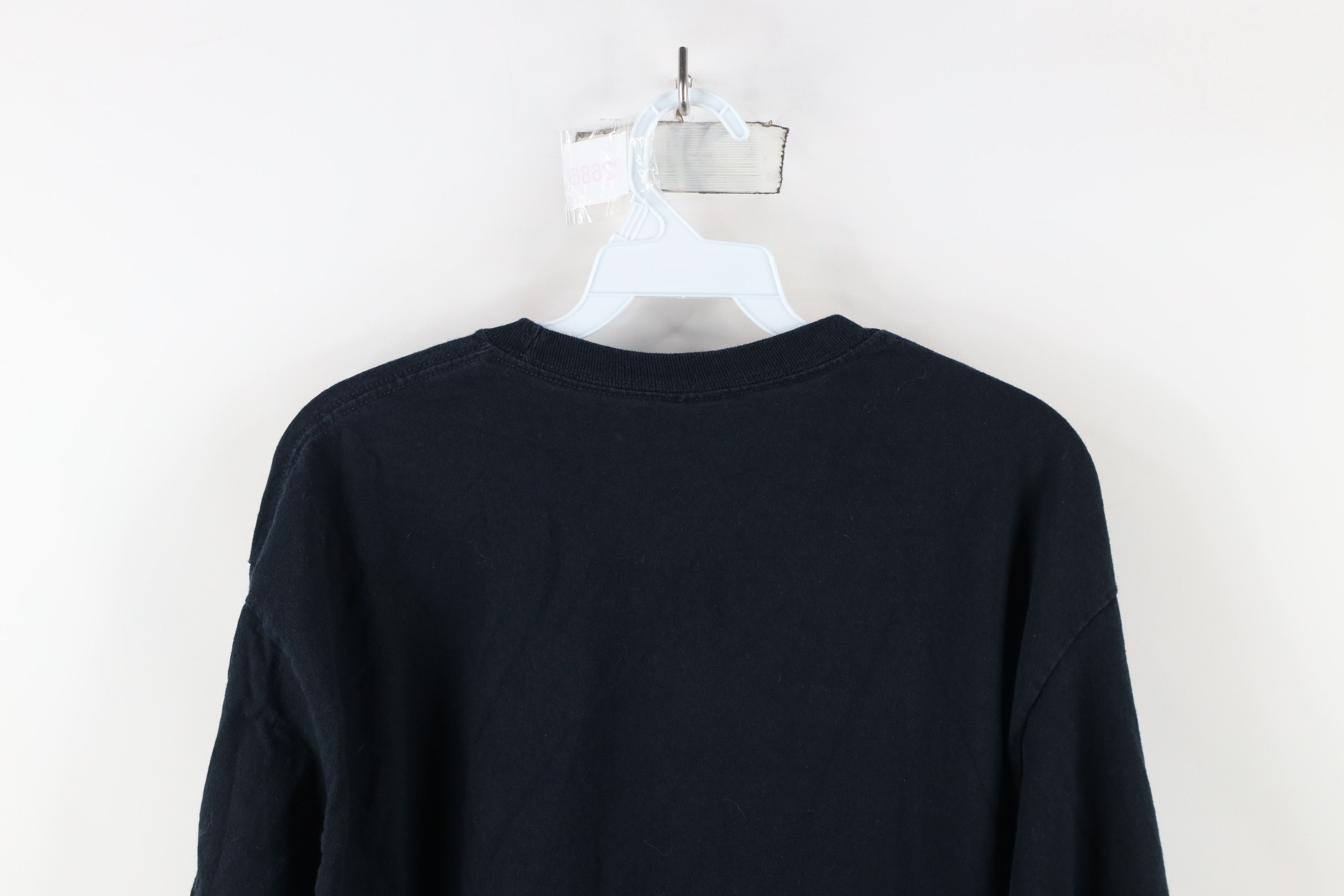 Vintage Vintage 90s Streetwear Long Sleeve T-Shirt Black Cotton Size US L / EU 52-54 / 3 - 7 Thumbnail