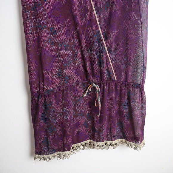 Other Maaji Danza Swimsuit Multicolor Floral Short Sleeve Coverup Size S / US 4 / IT 40 - 3 Thumbnail