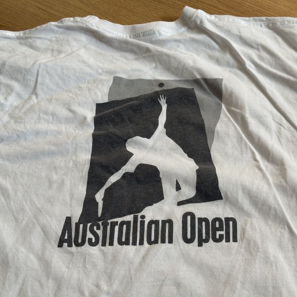 Nike × Vintage Vintage Distressed Nike Tennis Australia Open 2001 Shirt Size US XL / EU 56 / 4 - 6 Thumbnail