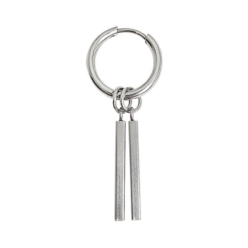 Jewelry × Sterling Silver New Design Earrings One Pairs Chrome Jewelry Size ONE SIZE - 4 Thumbnail
